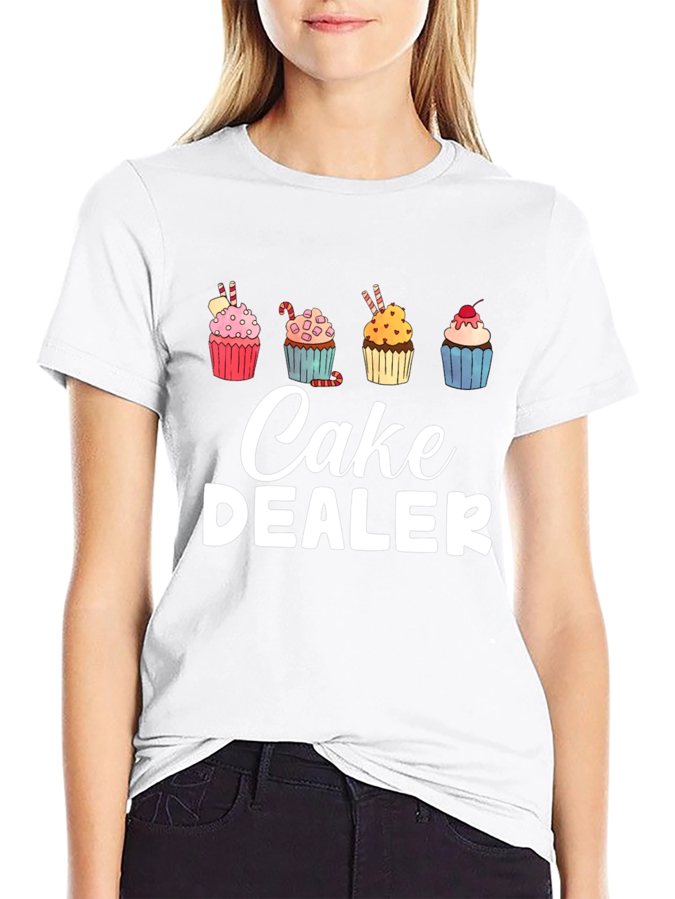 Cake Dealer Graphic Tee - Funny Baker Shirt