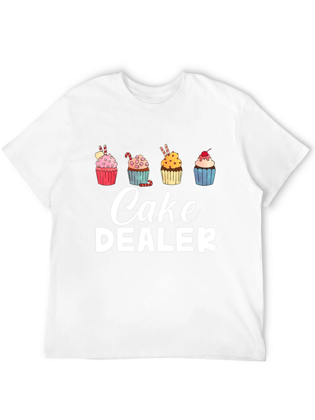 Cake Dealer Graphic Tee - Funny Baker Shirt