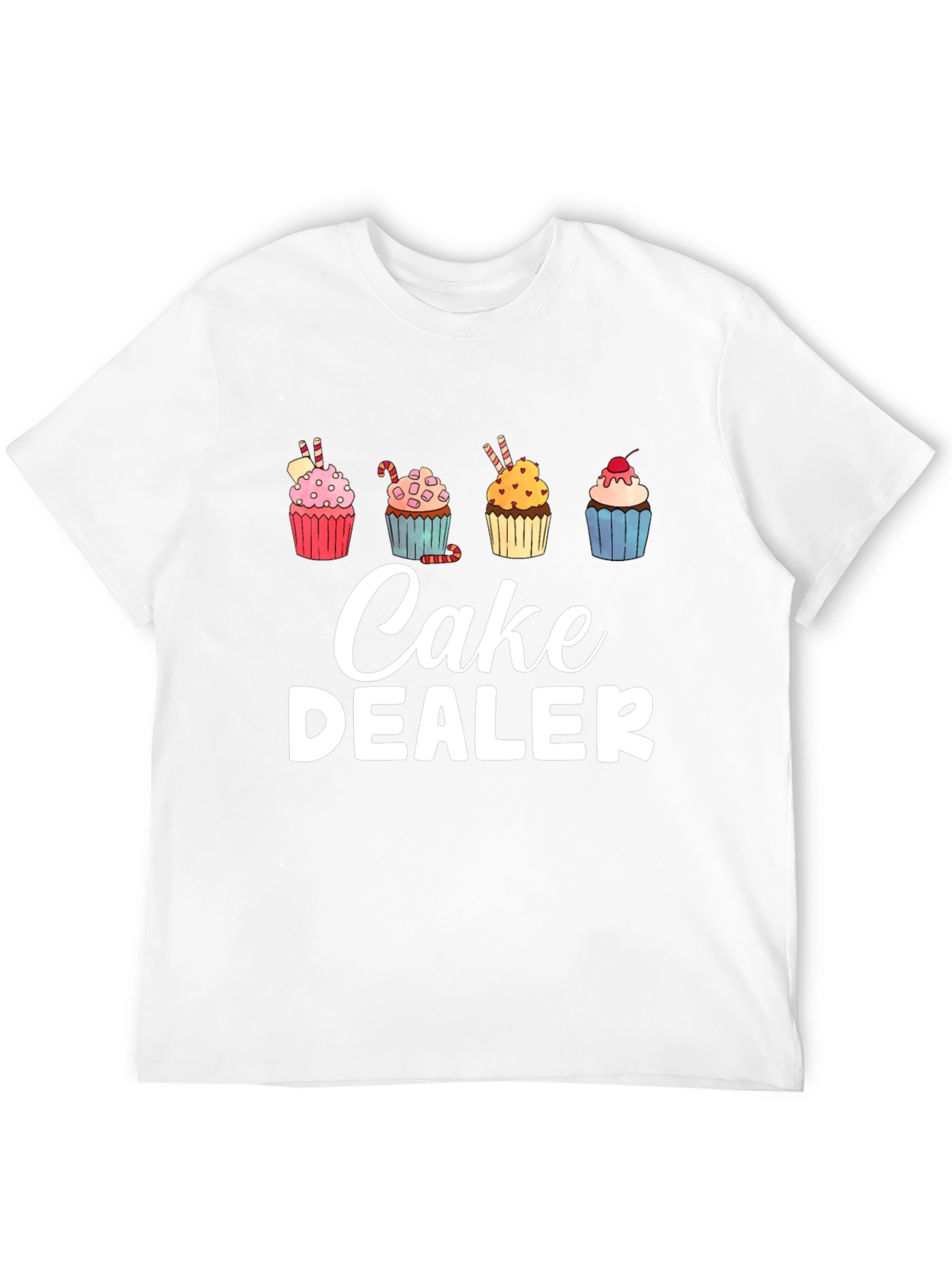 Cake Dealer Graphic Tee - Funny Baker Shirt