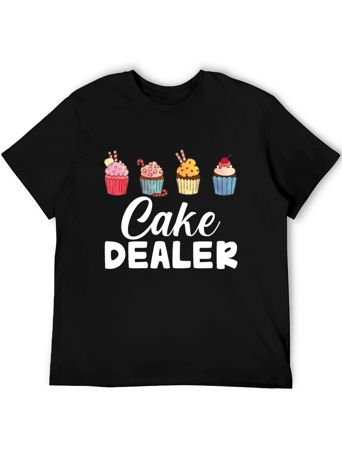 Cake Dealer Graphic Tee - Funny Baker Shirt
