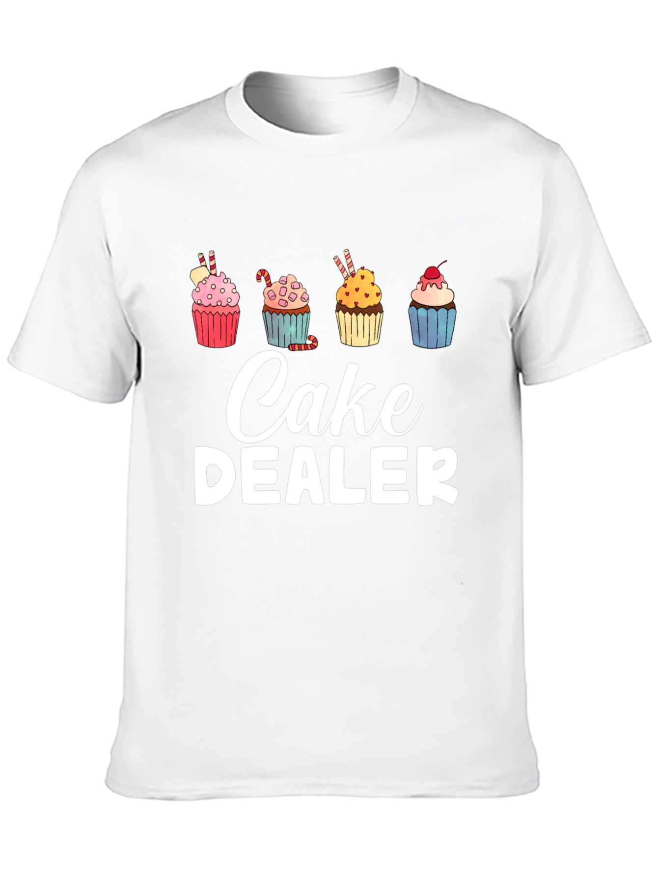 Cake Dealer Graphic Tee - Funny Baker Shirt