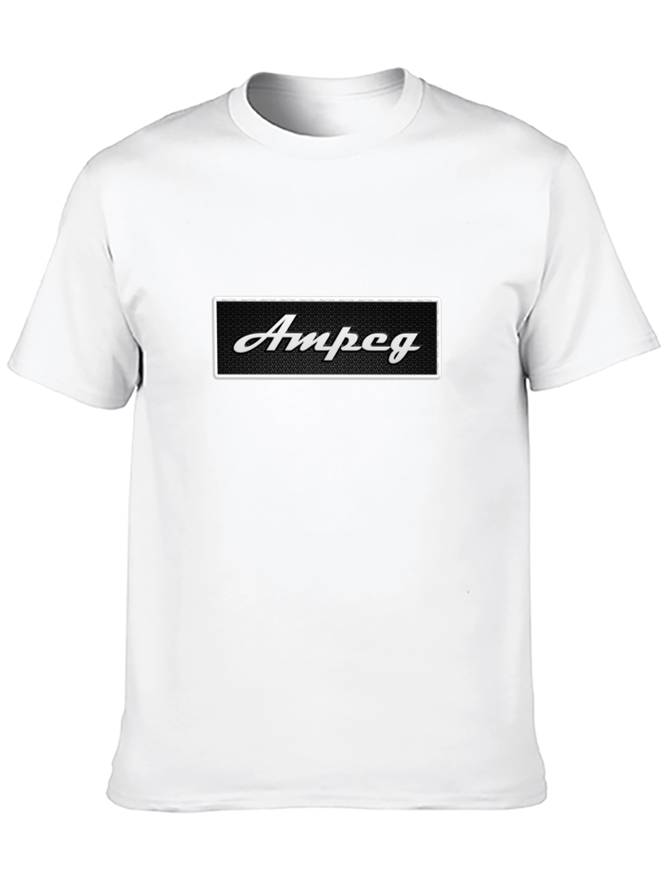 Ampeg Logo Black T-Shirt - Classic Rock Apparel