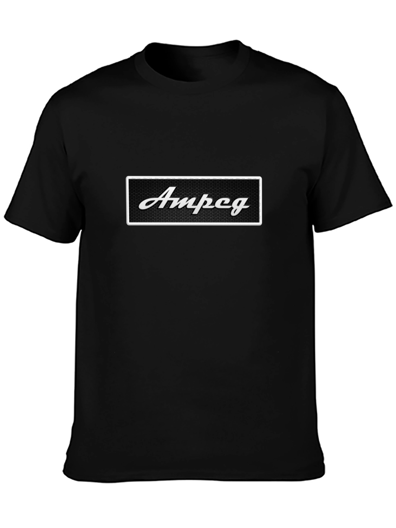 Ampeg Logo Black T-Shirt - Classic Rock Apparel