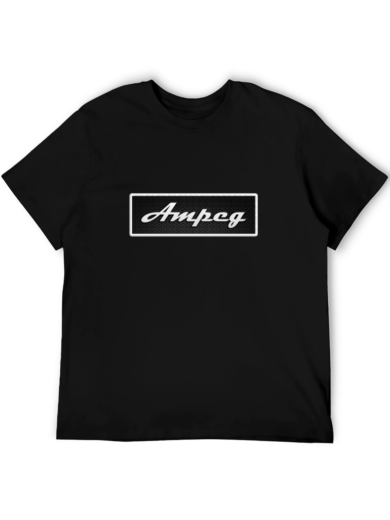 Ampeg Logo Black T-Shirt - Classic Rock Apparel