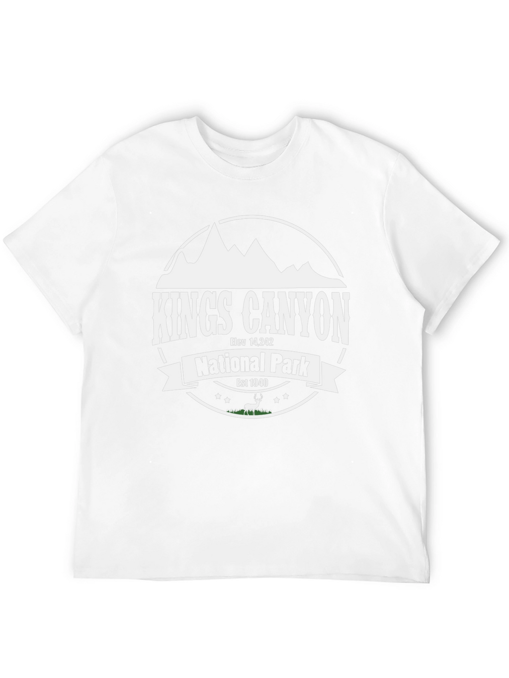 Kings Canyon National Park T-Shirt - Black