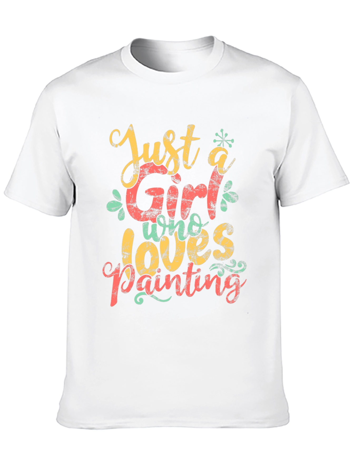 Just A Girl Who Loves Painting T-Shirt