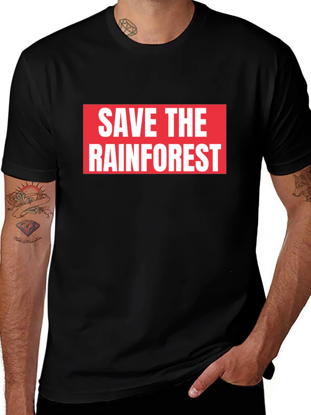 Save the Rainforest T-Shirt - Eco-Friendly Awareness Tee
