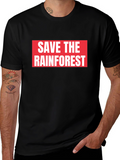 Save the Rainforest T-Shirt - Eco-Friendly Awareness Tee