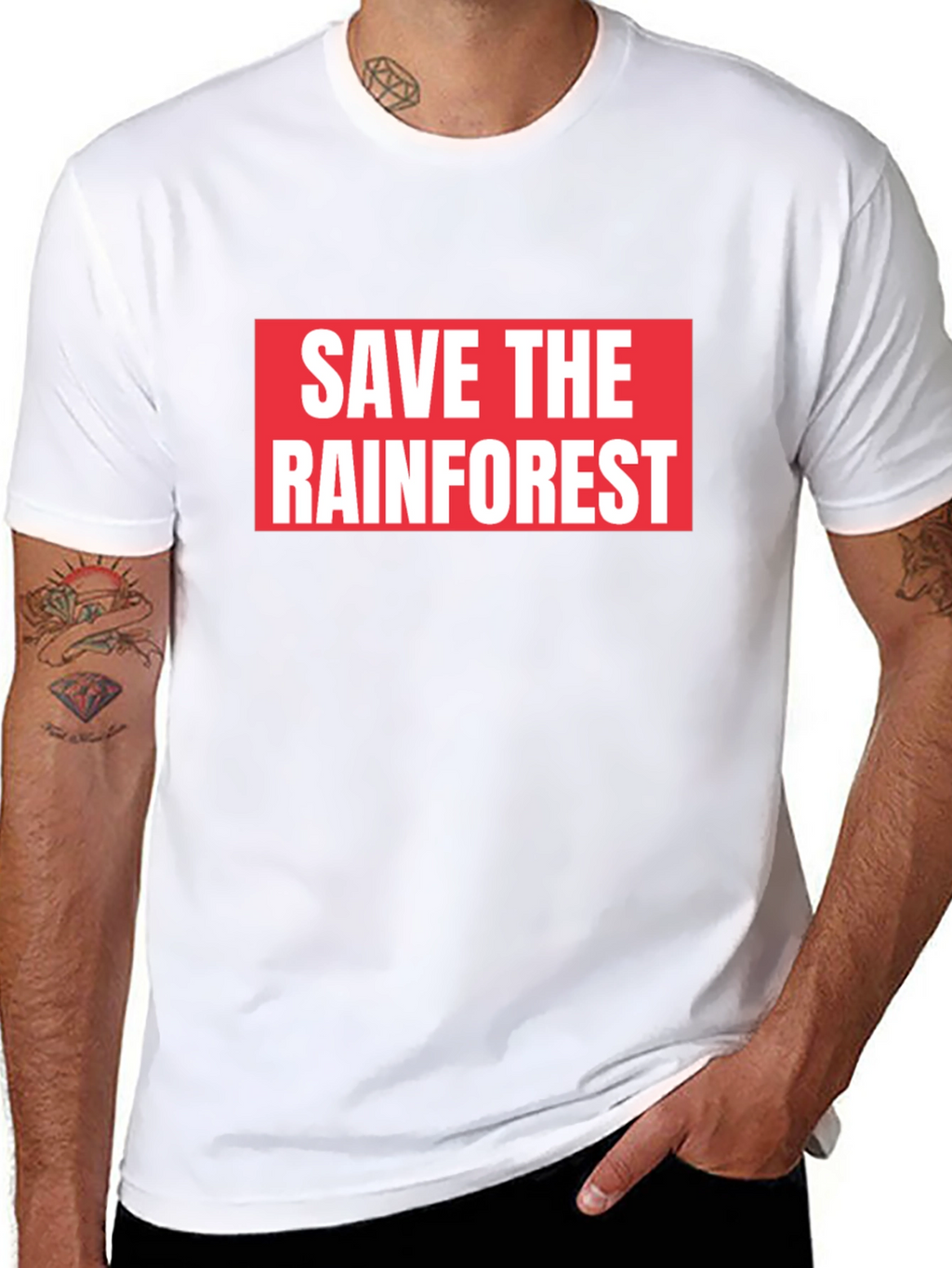 Save the Rainforest T-Shirt - Eco-Friendly Awareness Tee