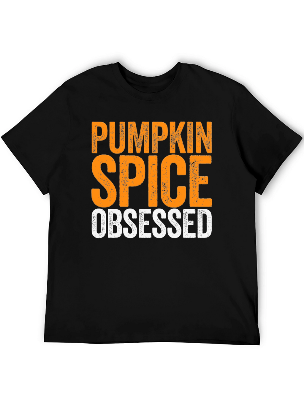 Pumpkin Spice Obsessed Black T-Shirt