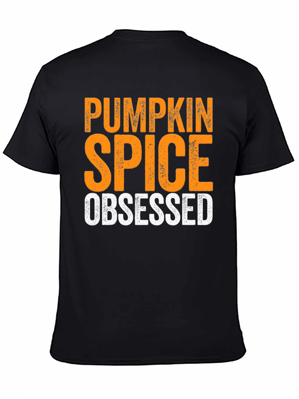Pumpkin Spice Obsessed Black T-Shirt