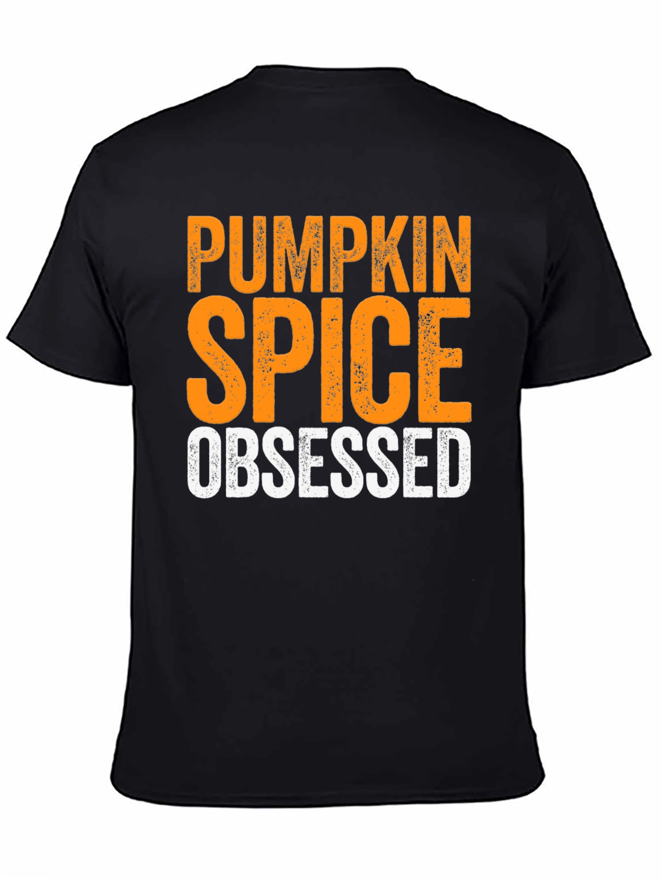 Pumpkin Spice Obsessed Black T-Shirt