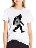 Crypto Bigfoot Ethereum Black T-Shirt