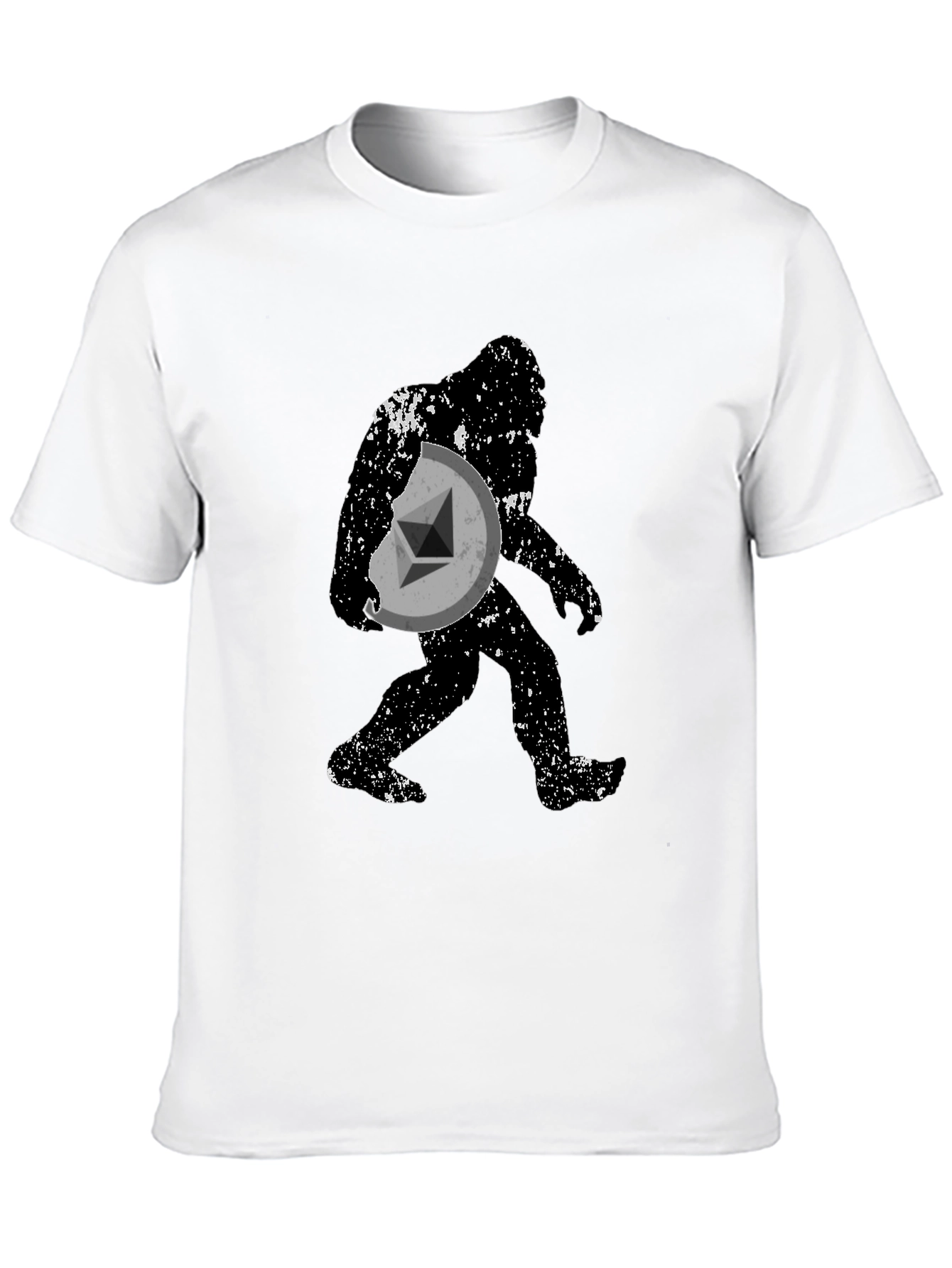 Crypto Bigfoot Ethereum Black T-Shirt