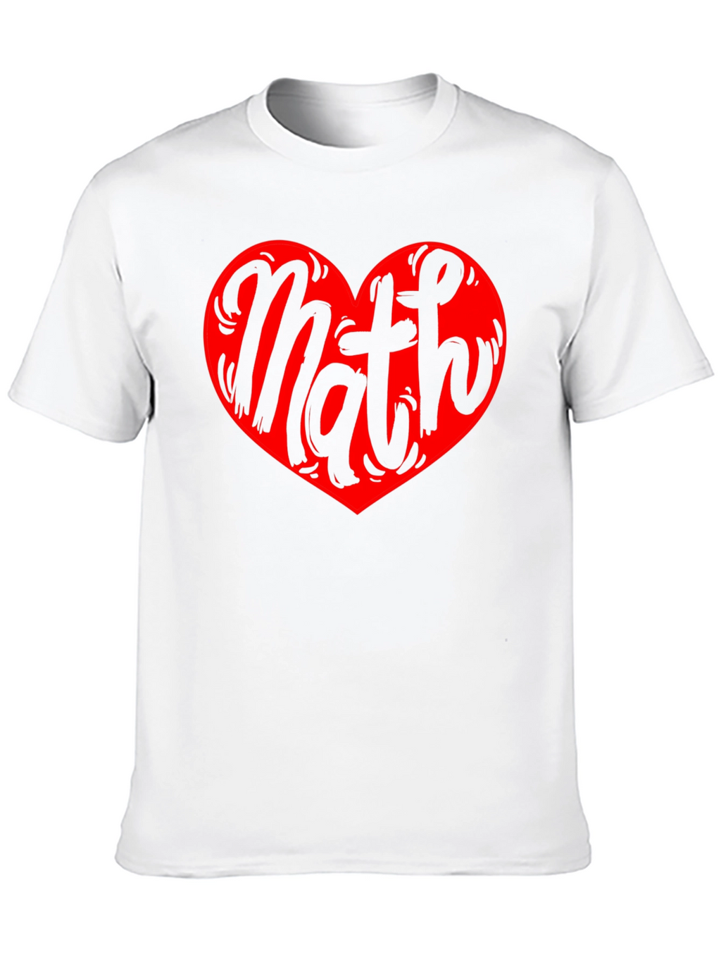 Math Heart Graphic Tee - Love Numbers!