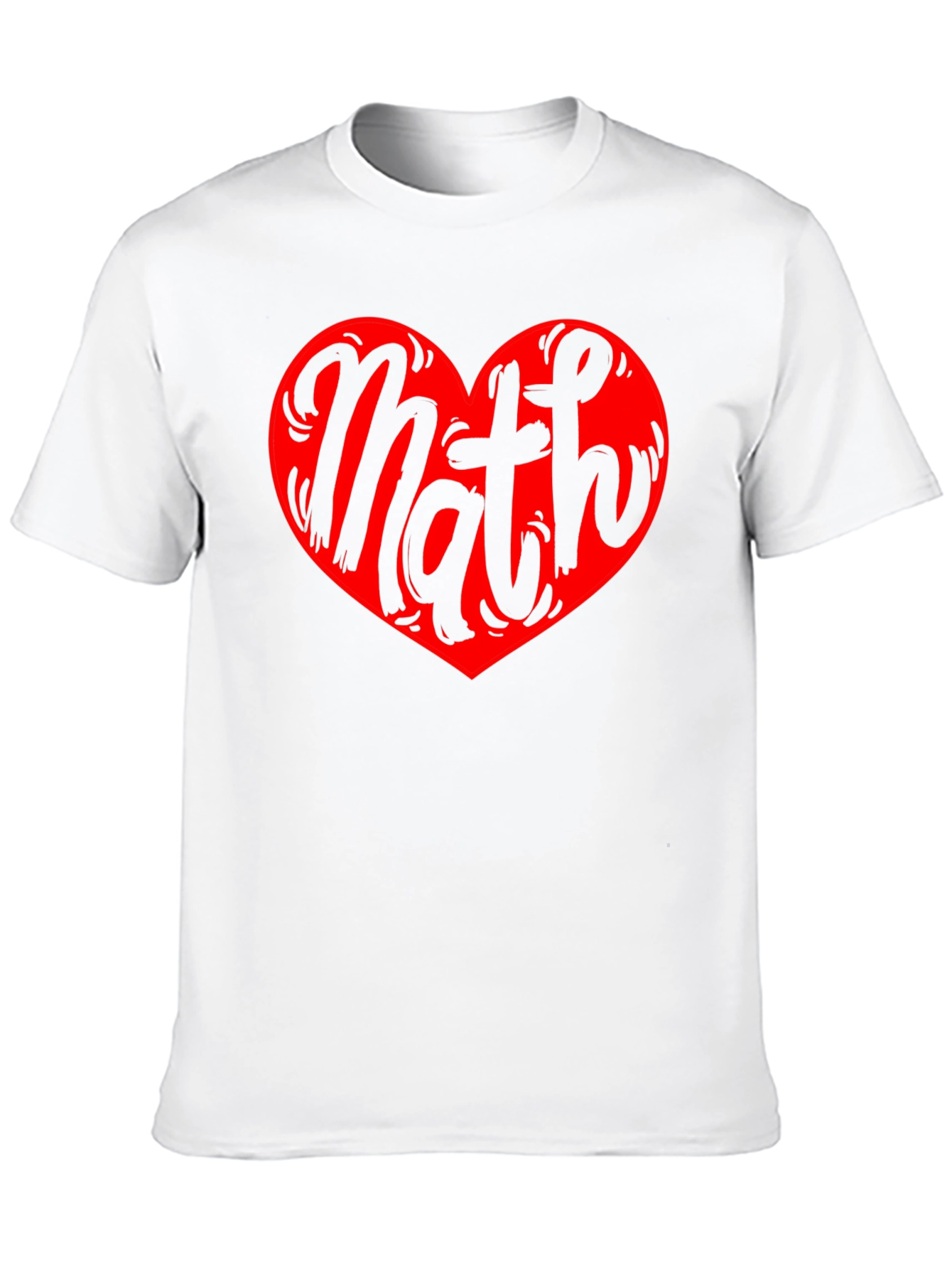 Math Heart Graphic Tee - Love Numbers!
