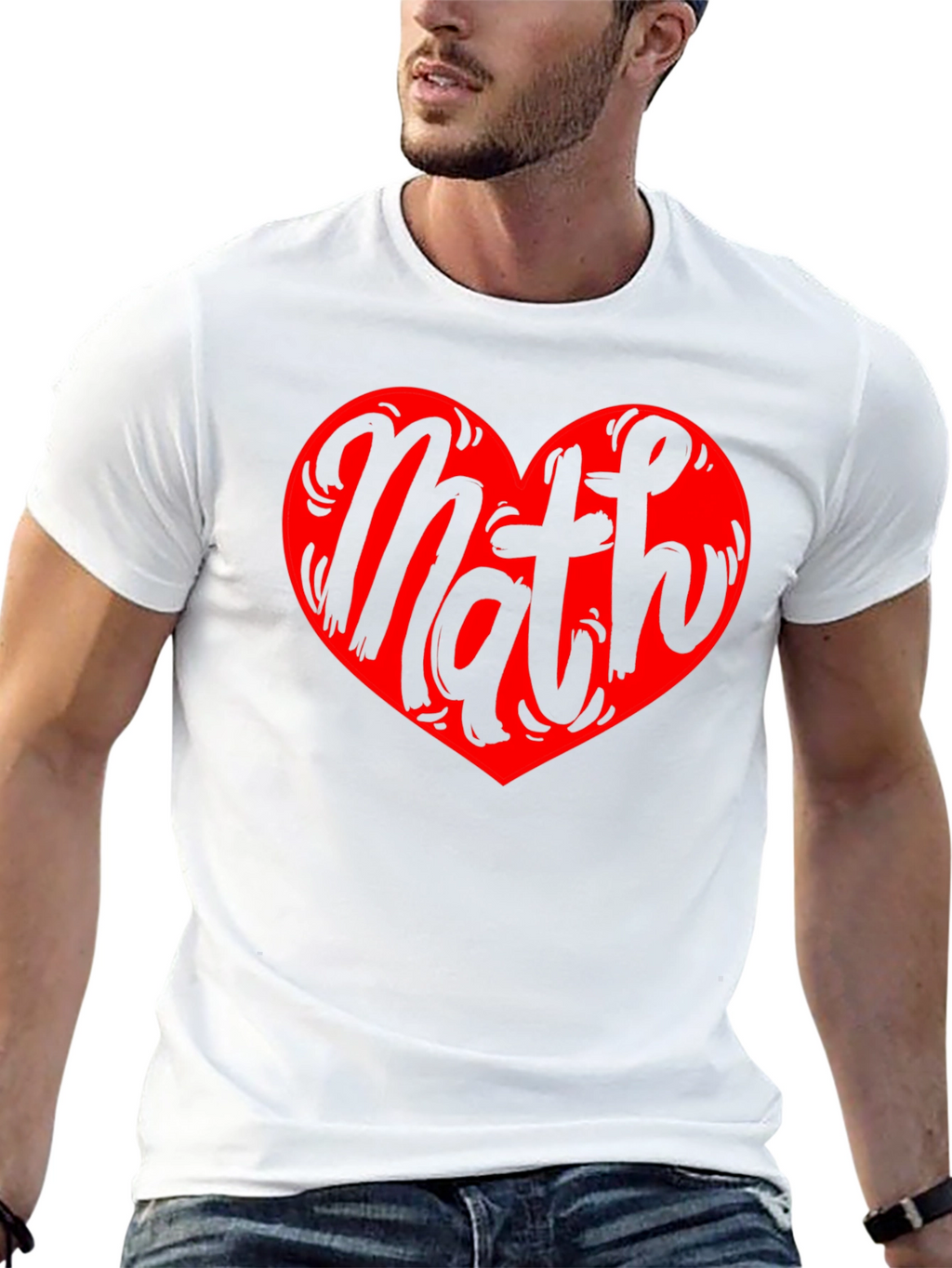 Math Heart Graphic Tee - Love Numbers!
