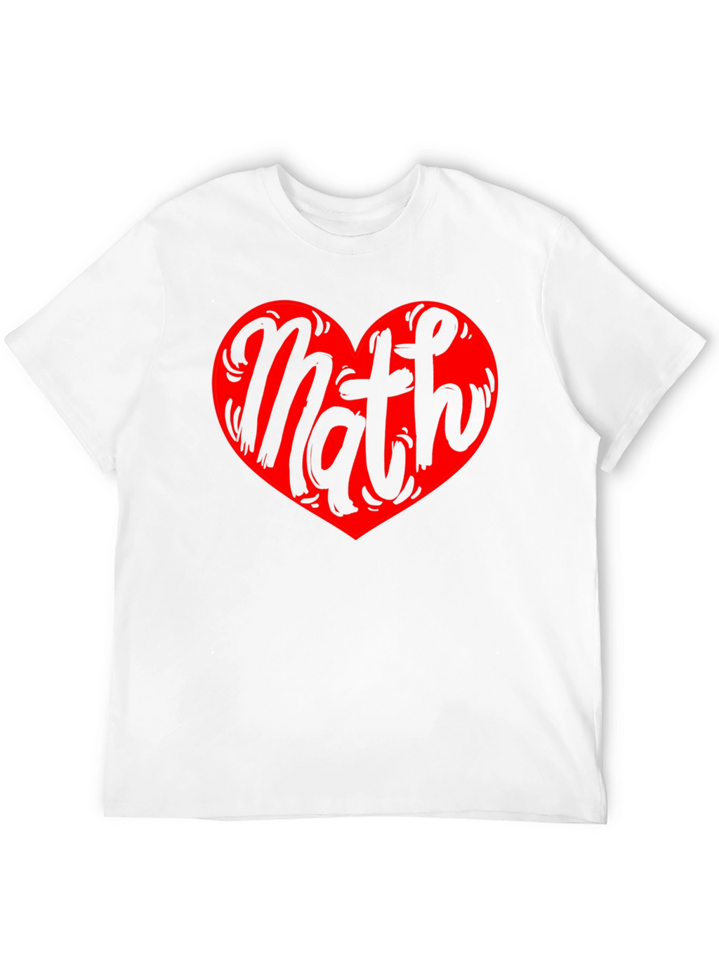 Math Heart Graphic Tee - Love Numbers!