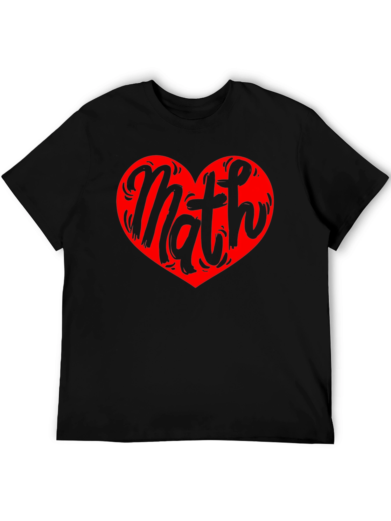 Math Heart Graphic Tee - Love Numbers!