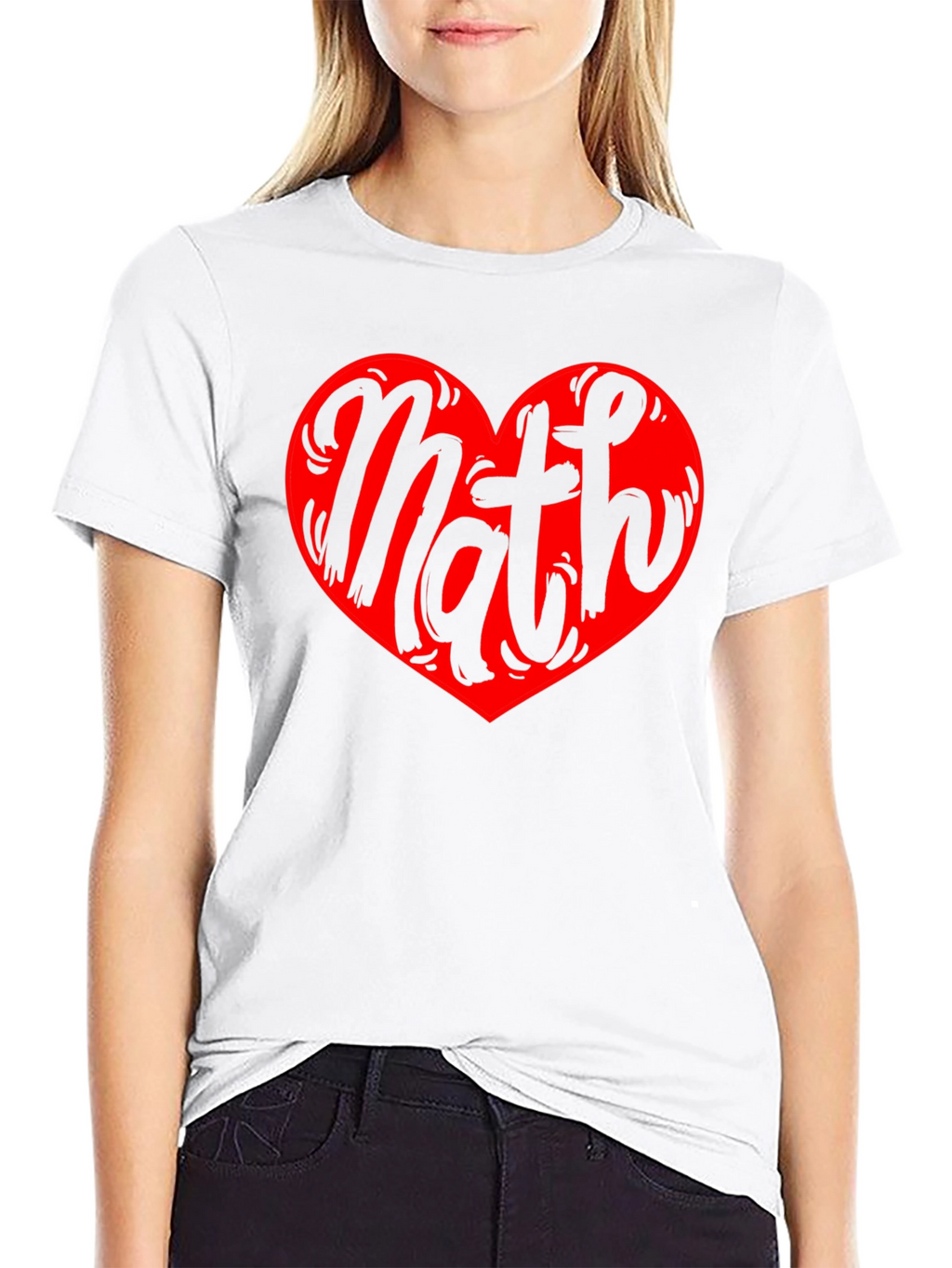 Math Heart Graphic Tee - Love Numbers!