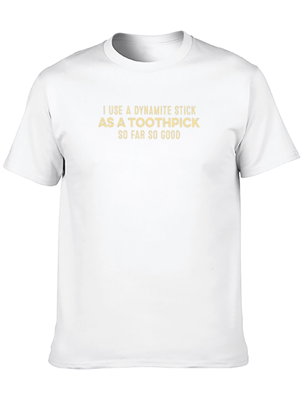 Dynamite Stick Toothpick Funny T-Shirt