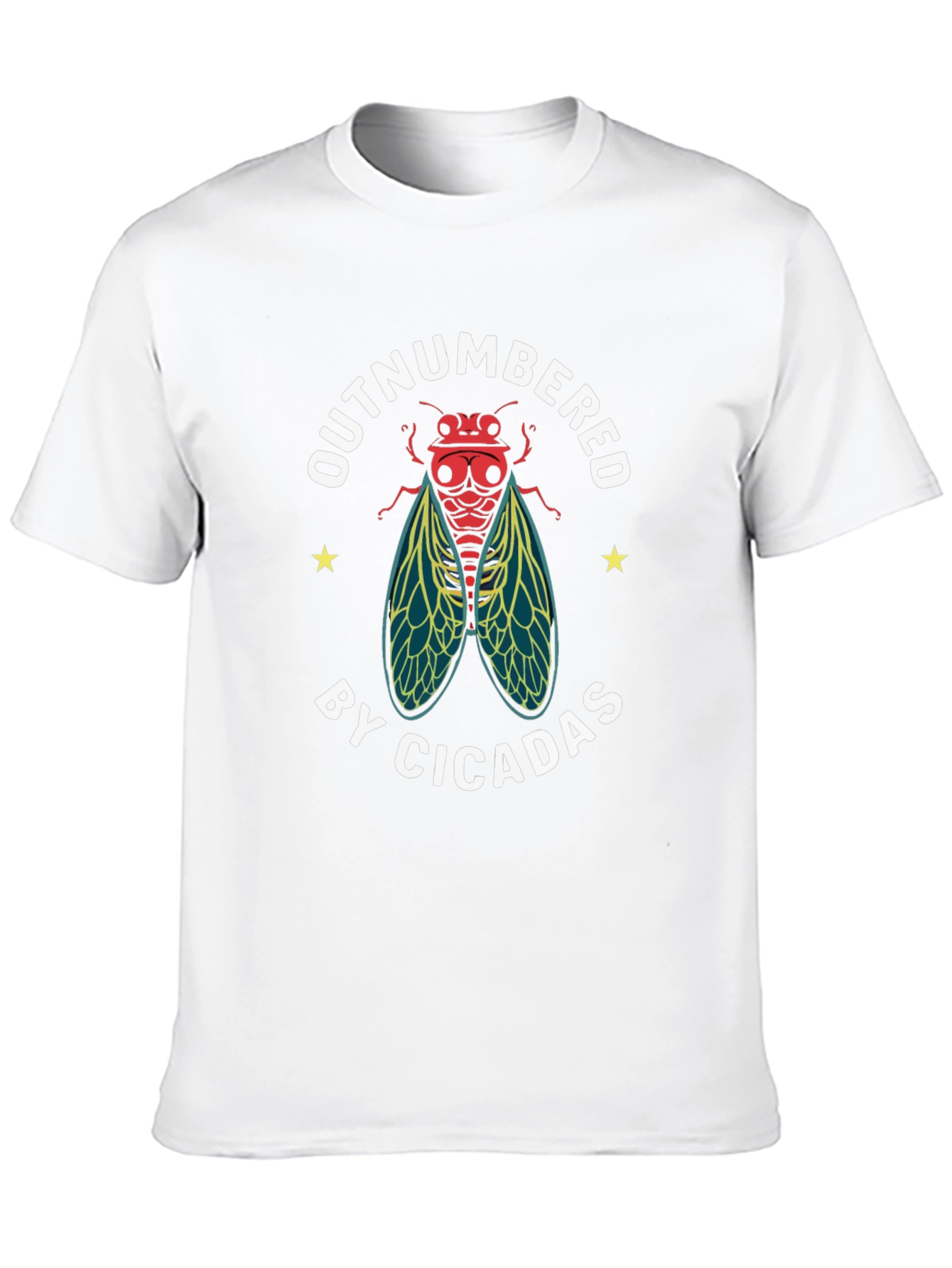 Outnumbered by Cicadas Graphic T-Shirt