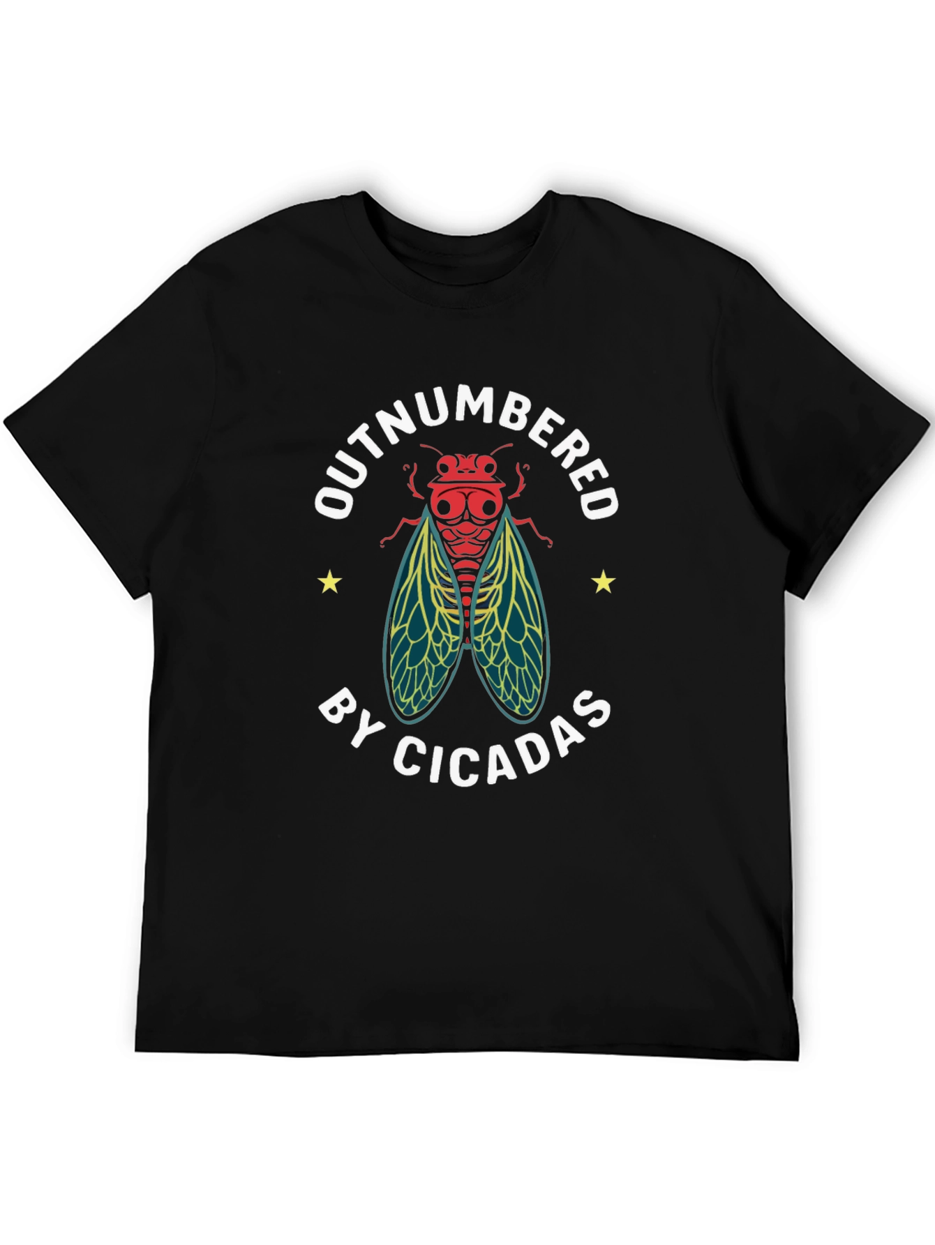 Outnumbered by Cicadas Graphic T-Shirt