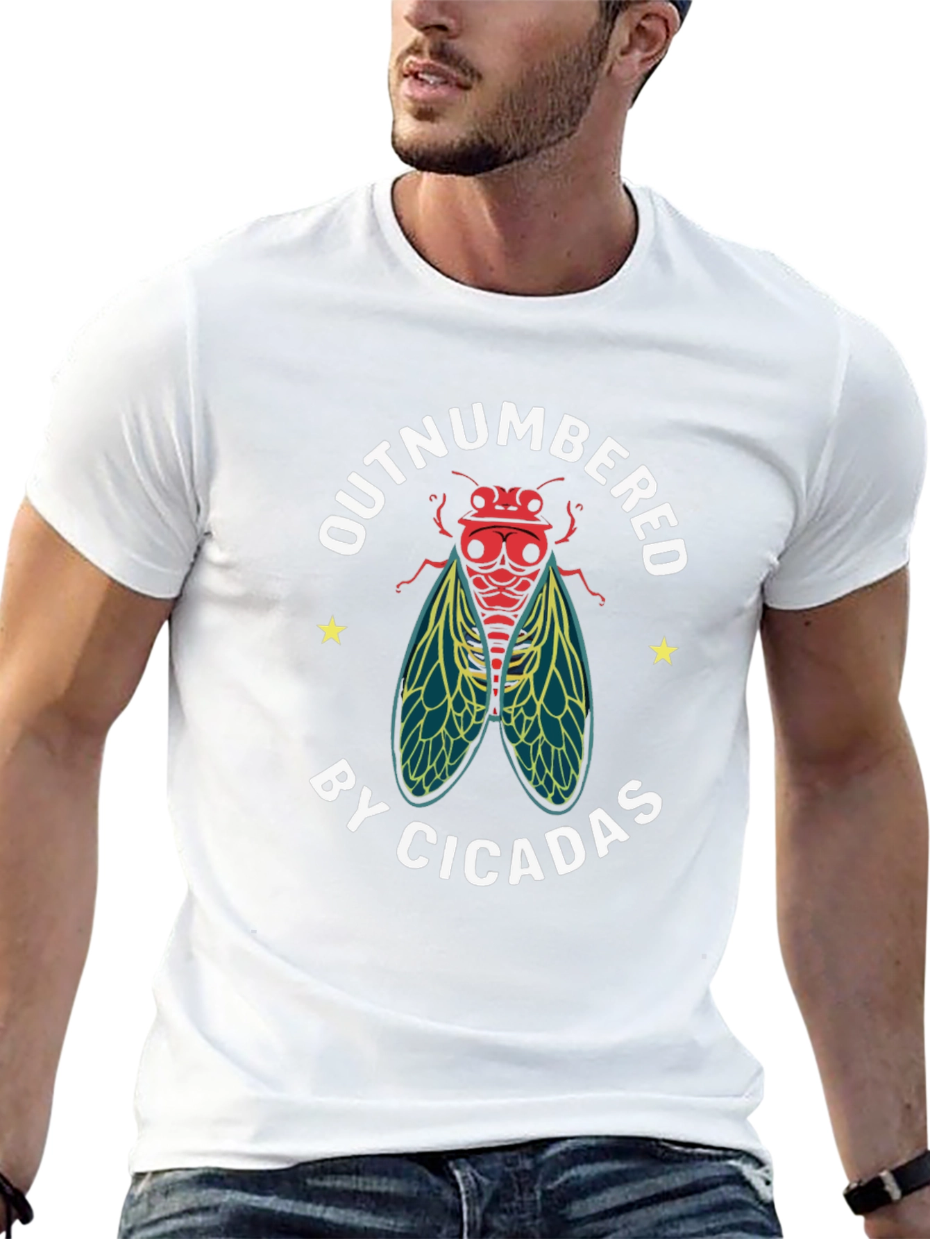 Outnumbered by Cicadas Graphic T-Shirt