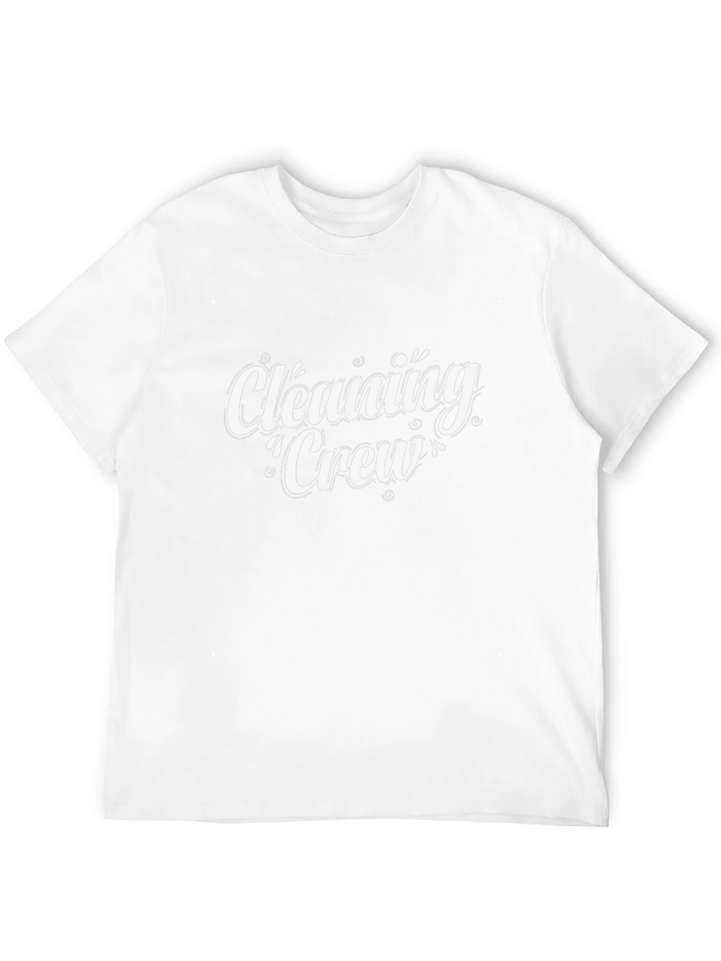 Cleaning Crew Graphic Tee - Black Cotton T-Shirt