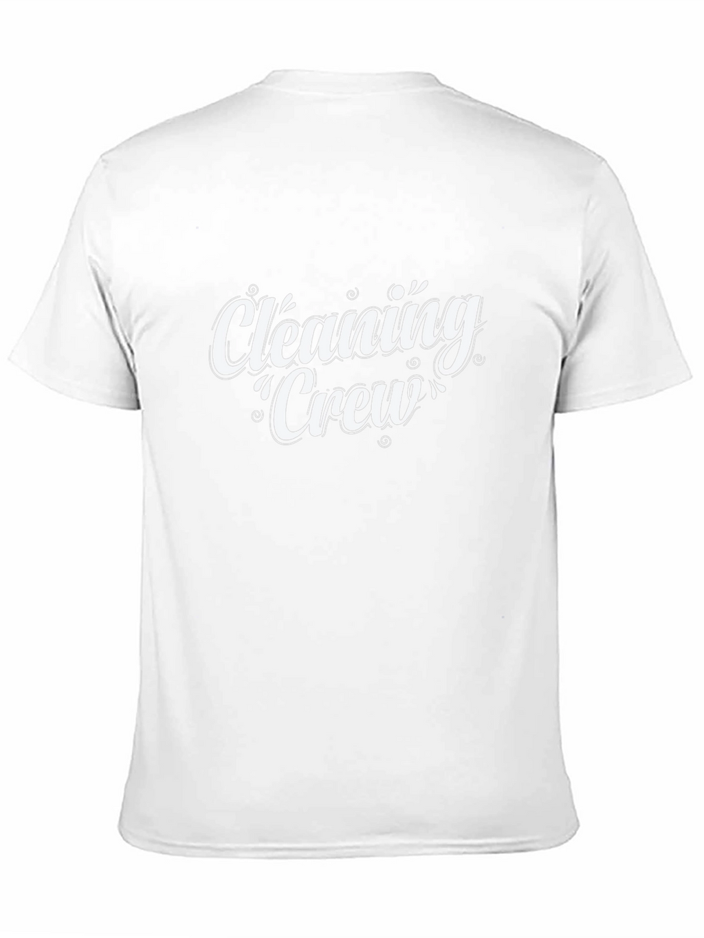 Cleaning Crew Graphic Tee - Black Cotton T-Shirt