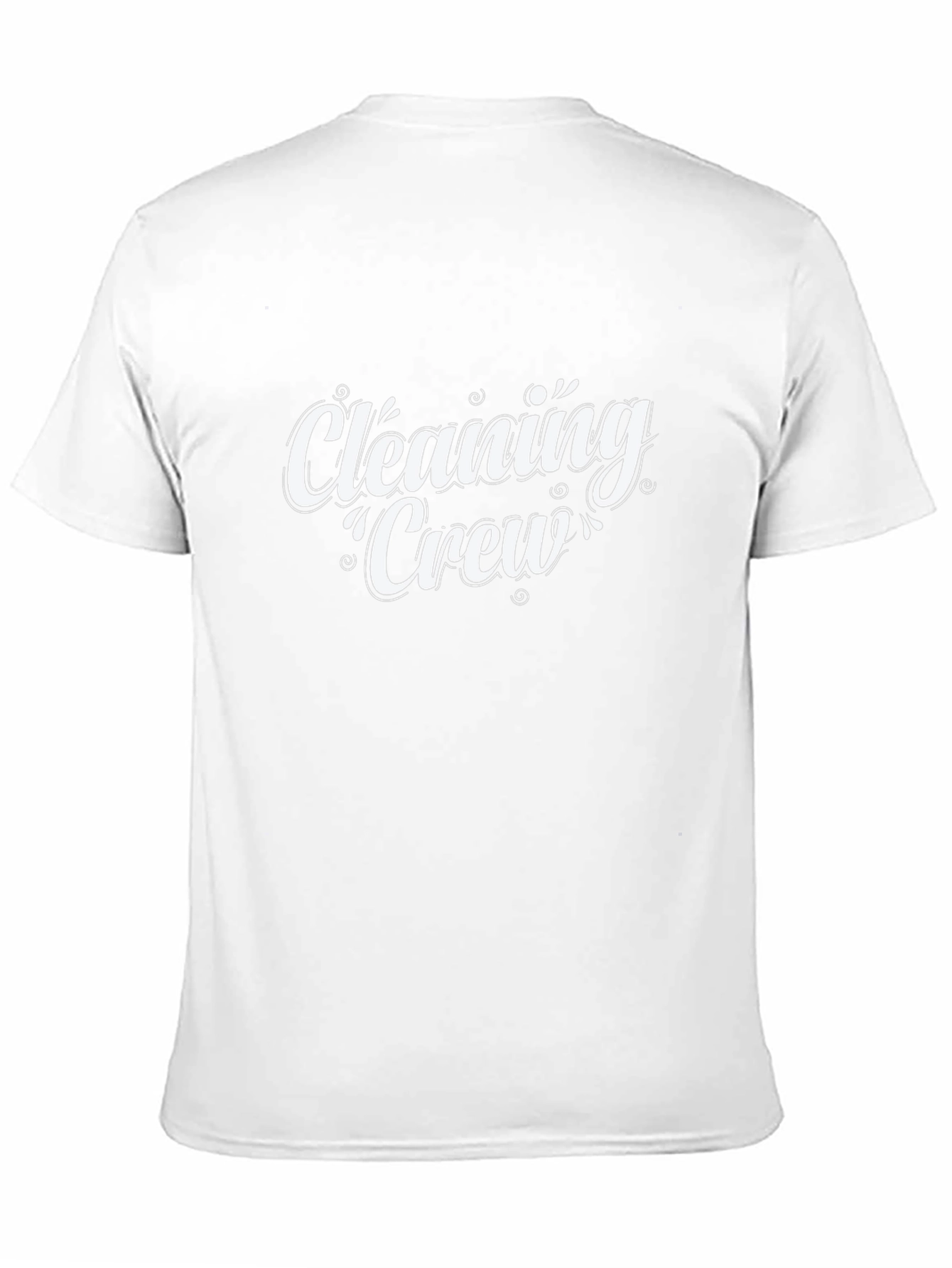 Cleaning Crew Graphic Tee - Black Cotton T-Shirt