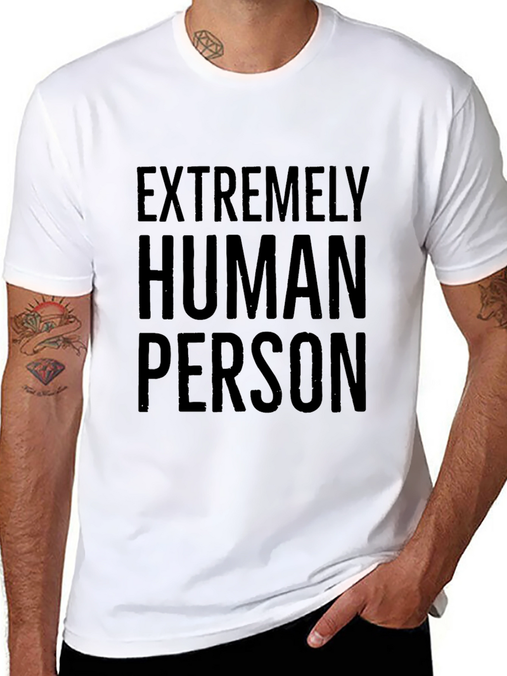 Extremely Human Person Graphic Tee