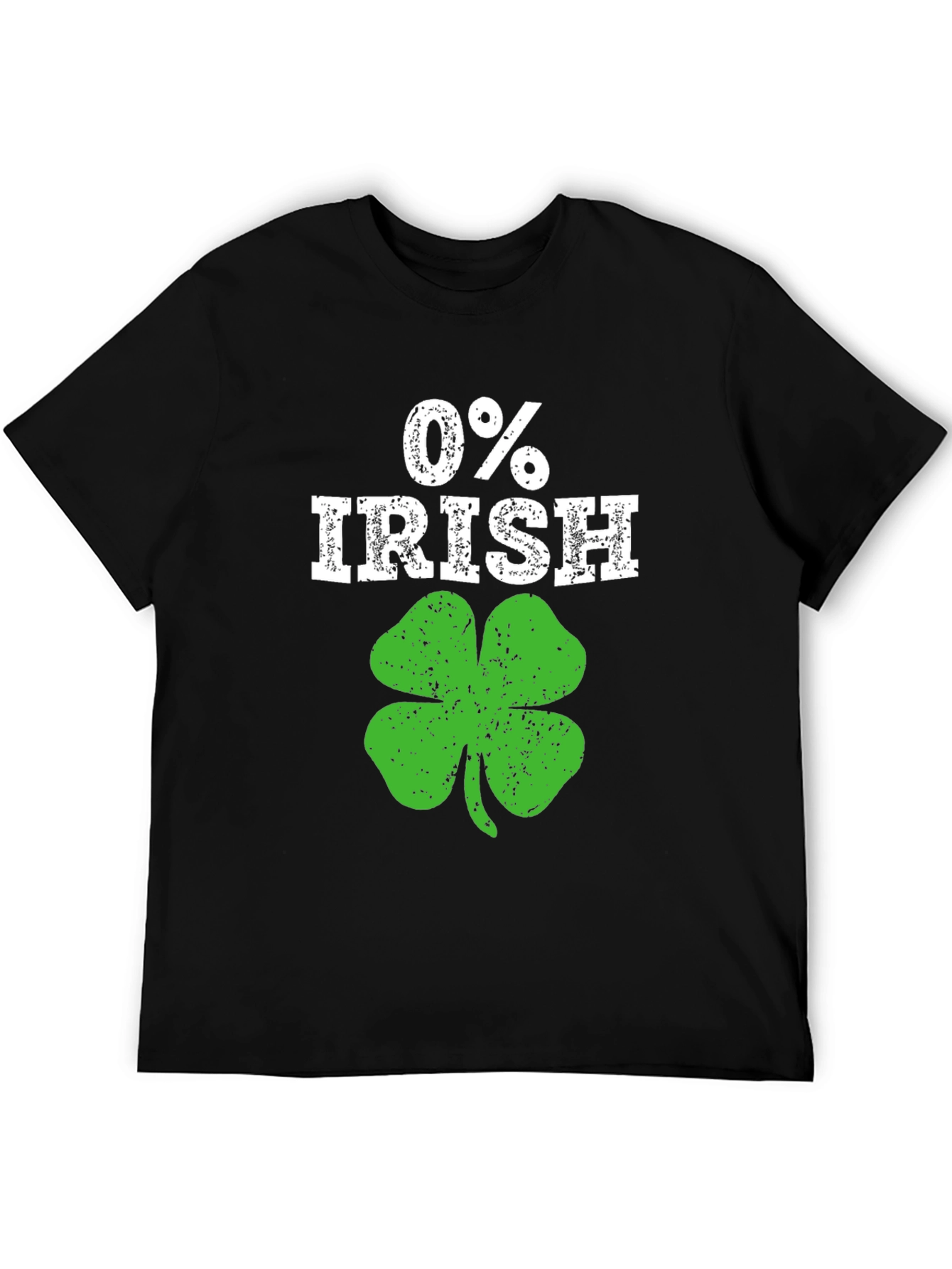 0% Irish St. Patricks Day Shamrock Tee