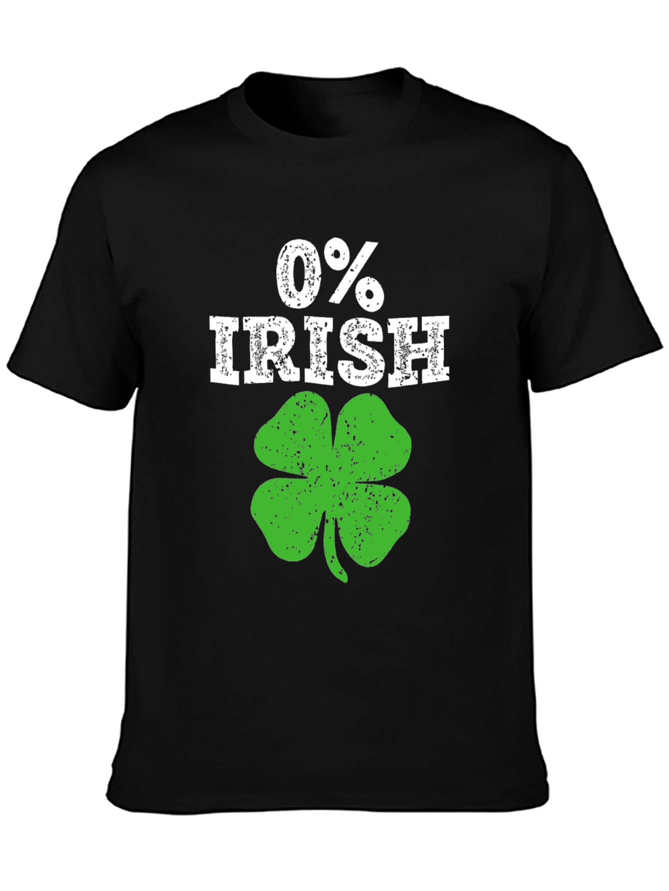 0% Irish St. Patricks Day Shamrock Tee