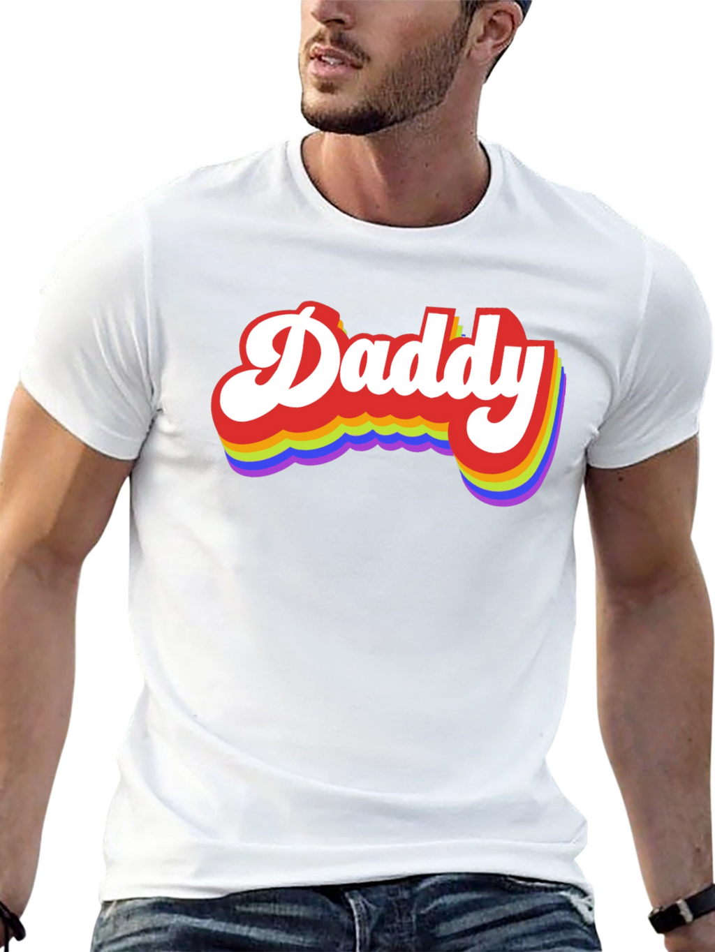 Rainbow Daddy T-Shirt - Pride Apparel