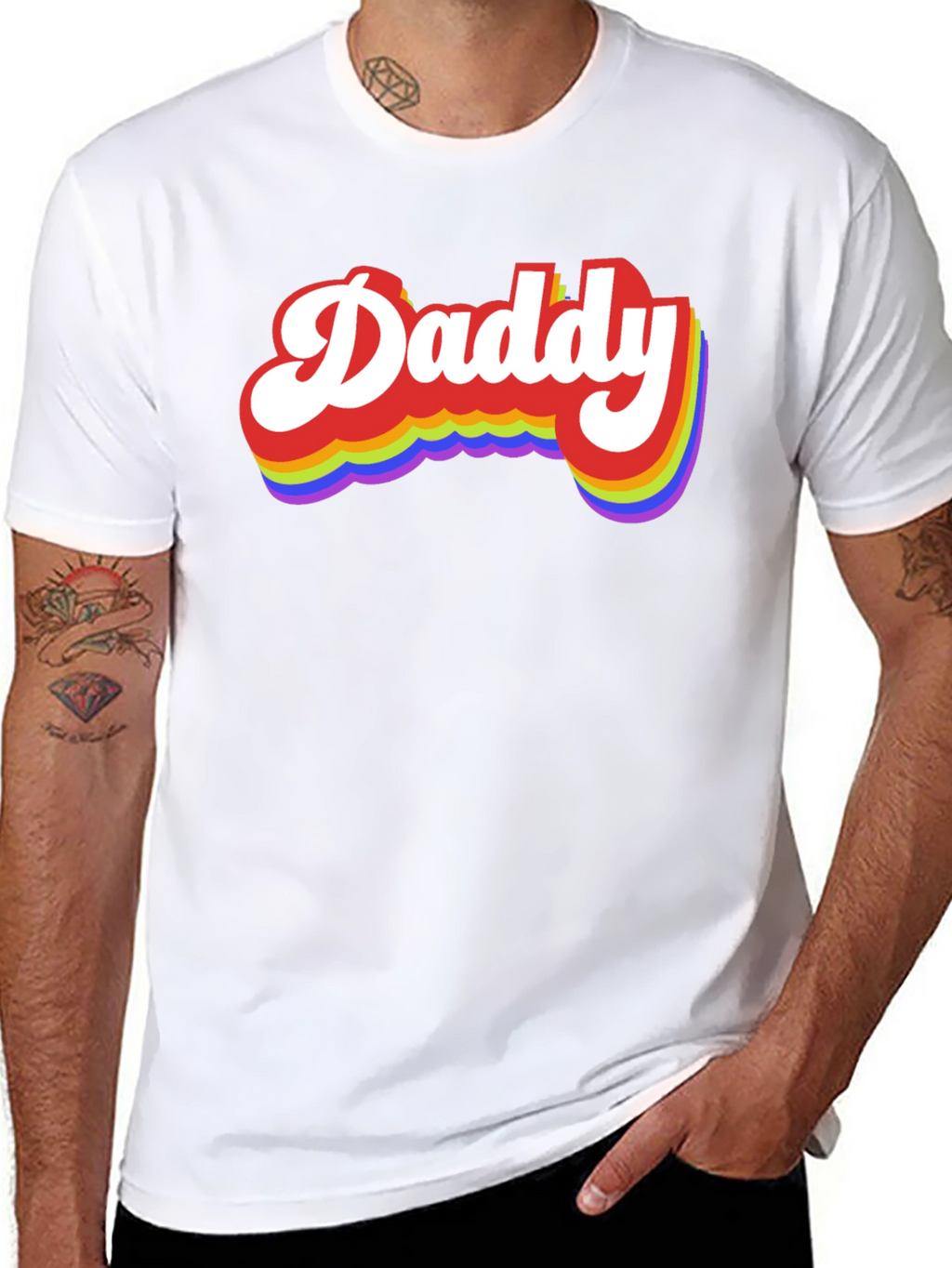 Rainbow Daddy T-Shirt - Pride Apparel