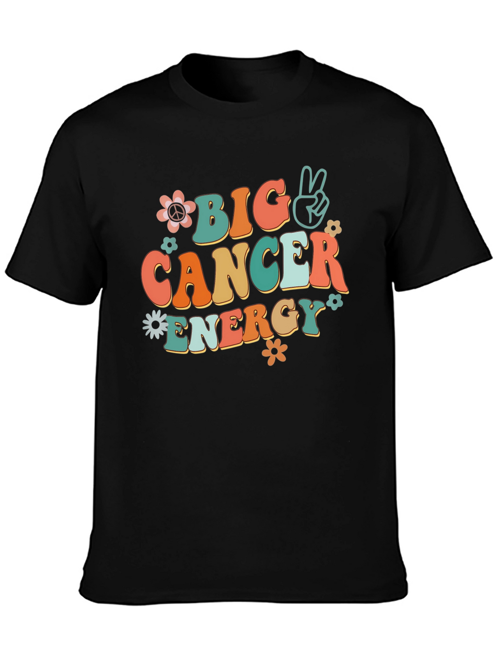 Big Cancer Energy Graphic T-Shirt