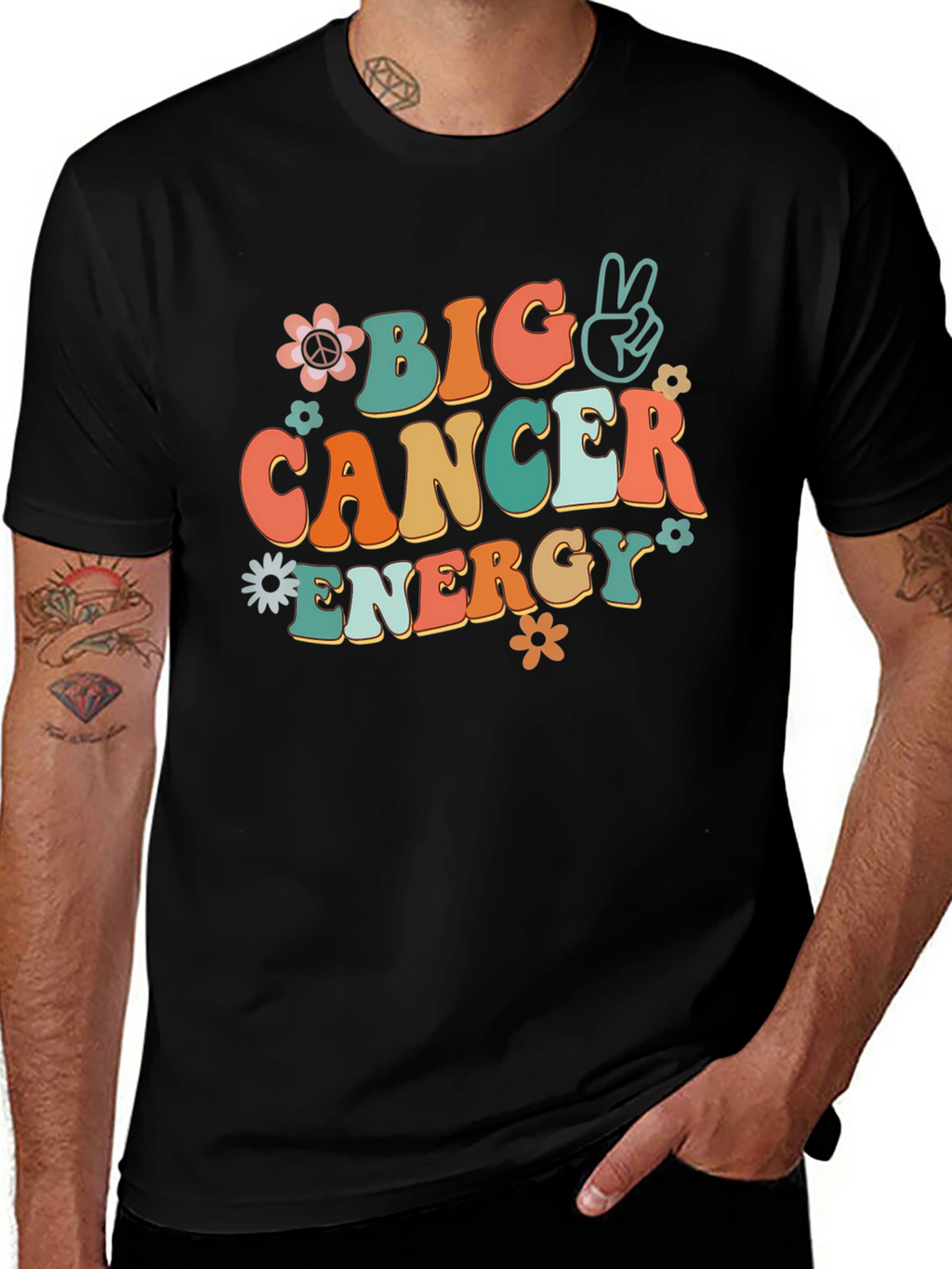 Big Cancer Energy Graphic T-Shirt