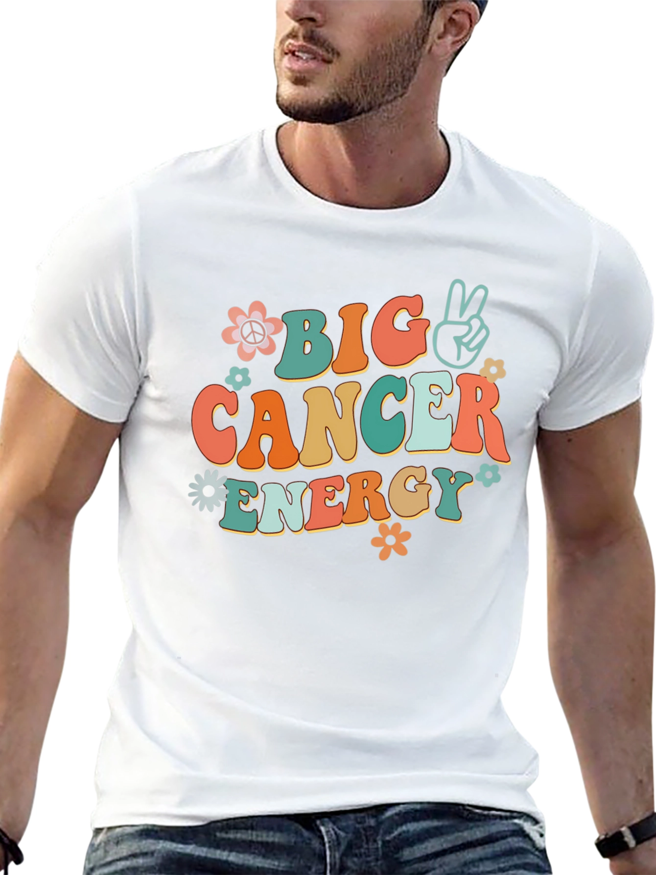 Big Cancer Energy Graphic T-Shirt