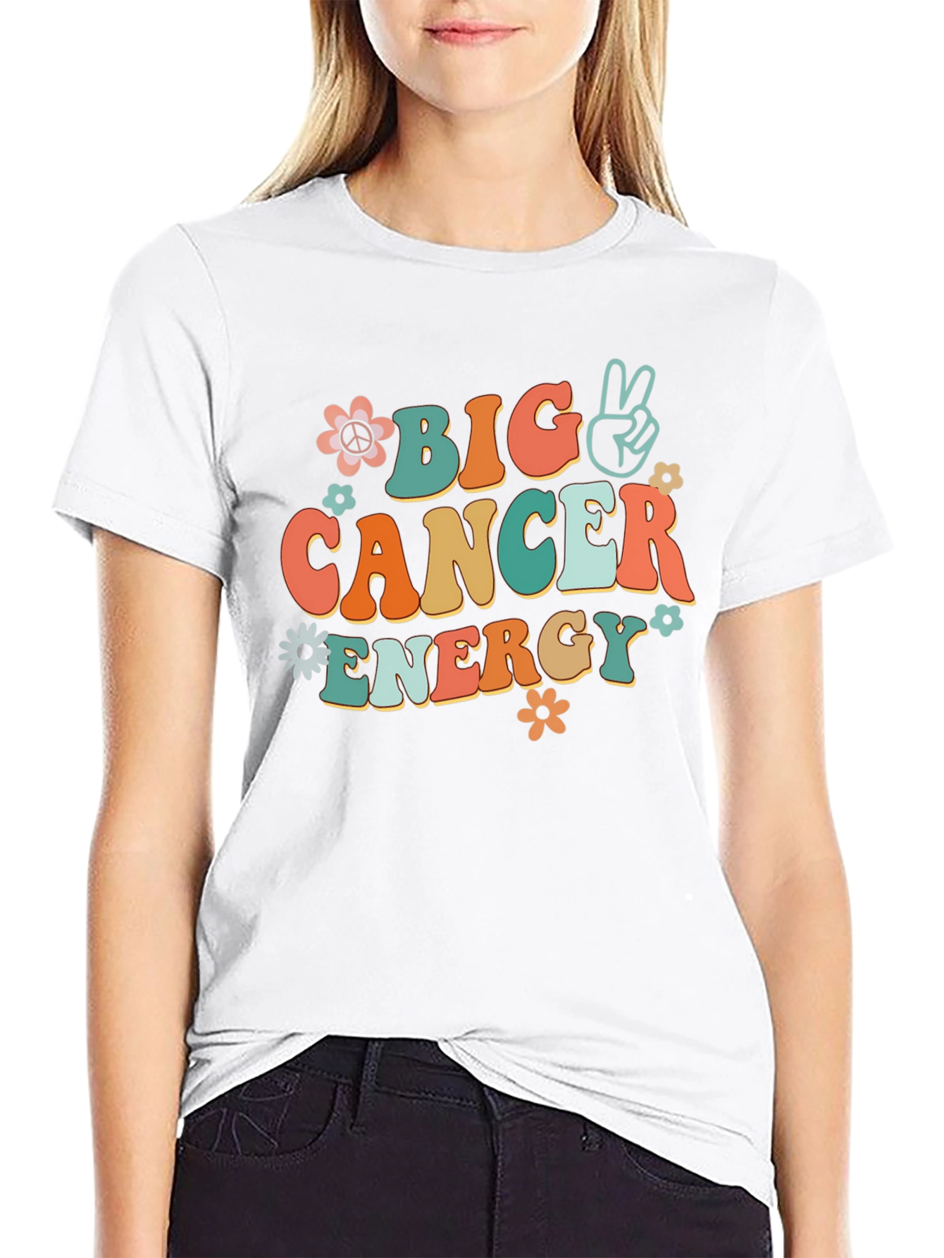 Big Cancer Energy Graphic T-Shirt
