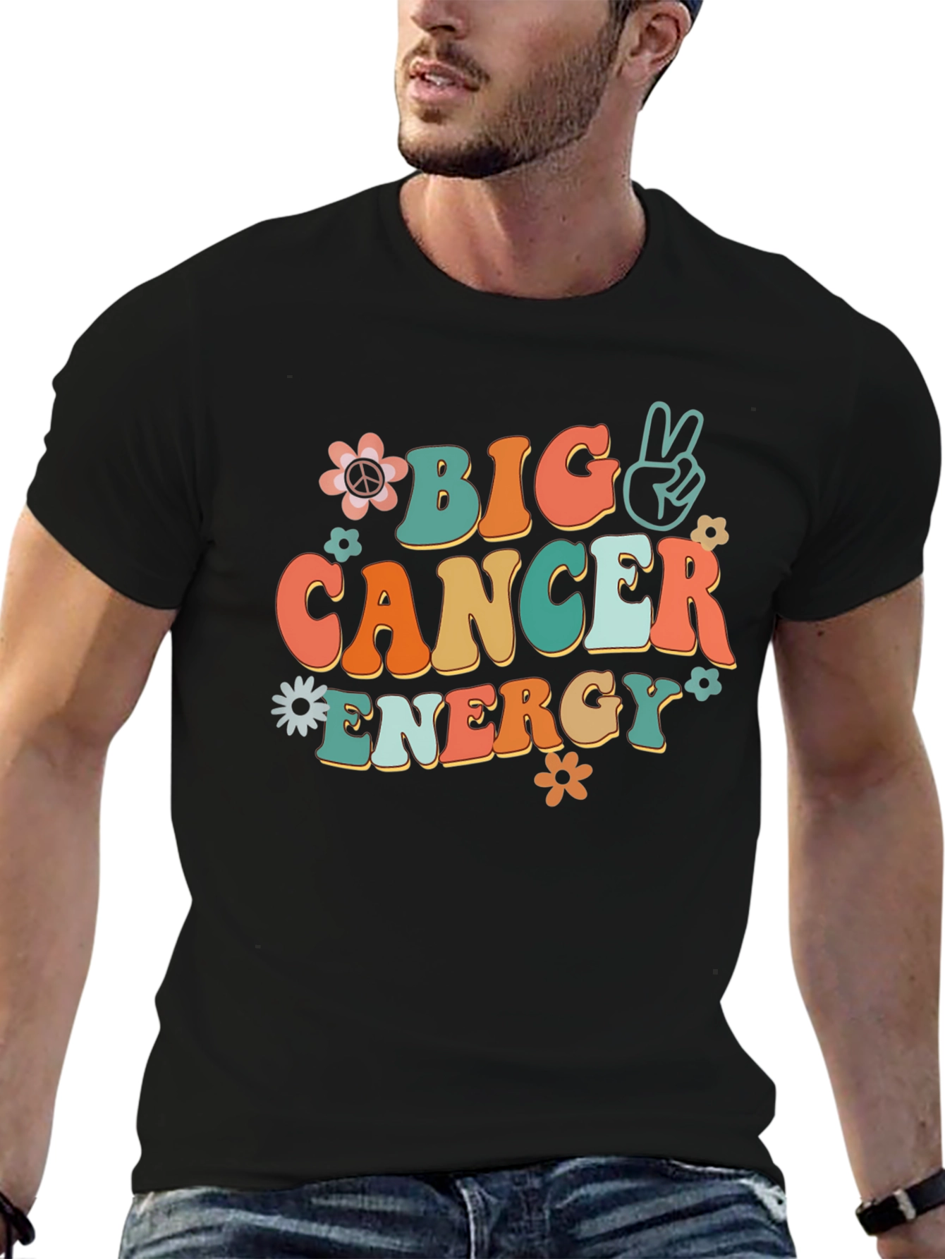 Big Cancer Energy Graphic T-Shirt