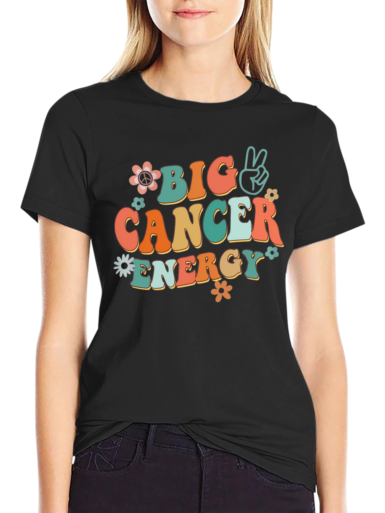 Big Cancer Energy Graphic T-Shirt