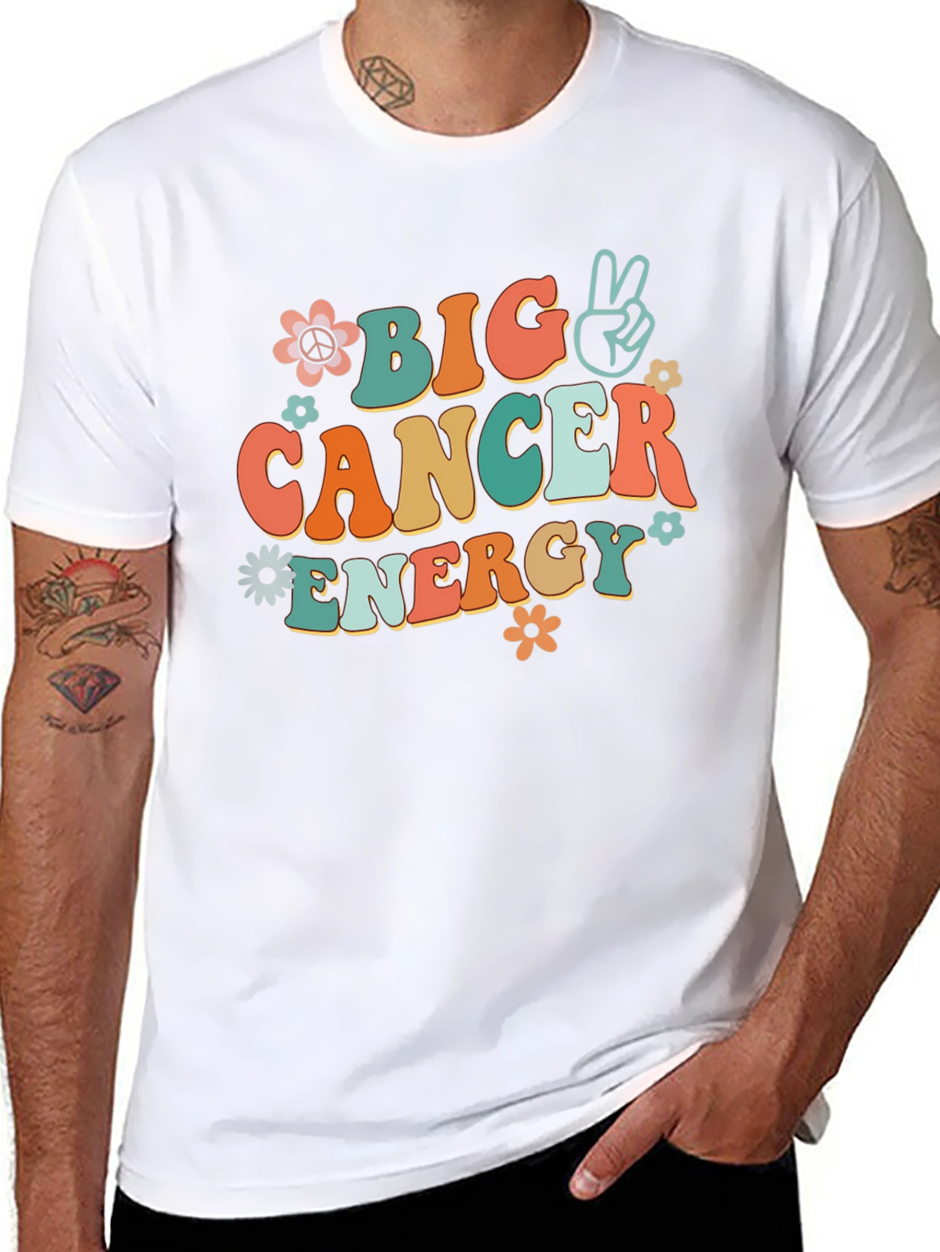 Big Cancer Energy Graphic T-Shirt