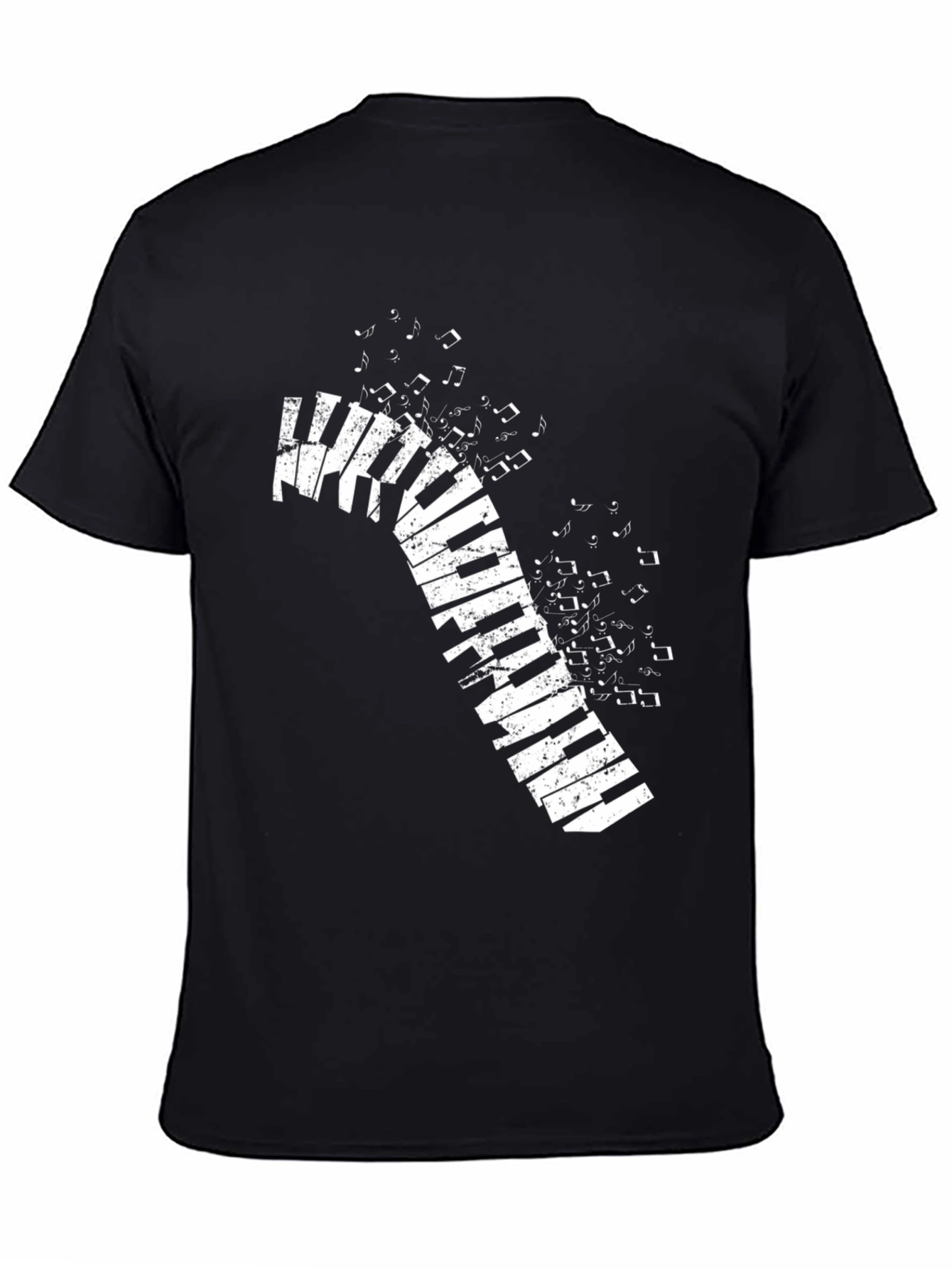 Musical Keys Graphic Tee - Black