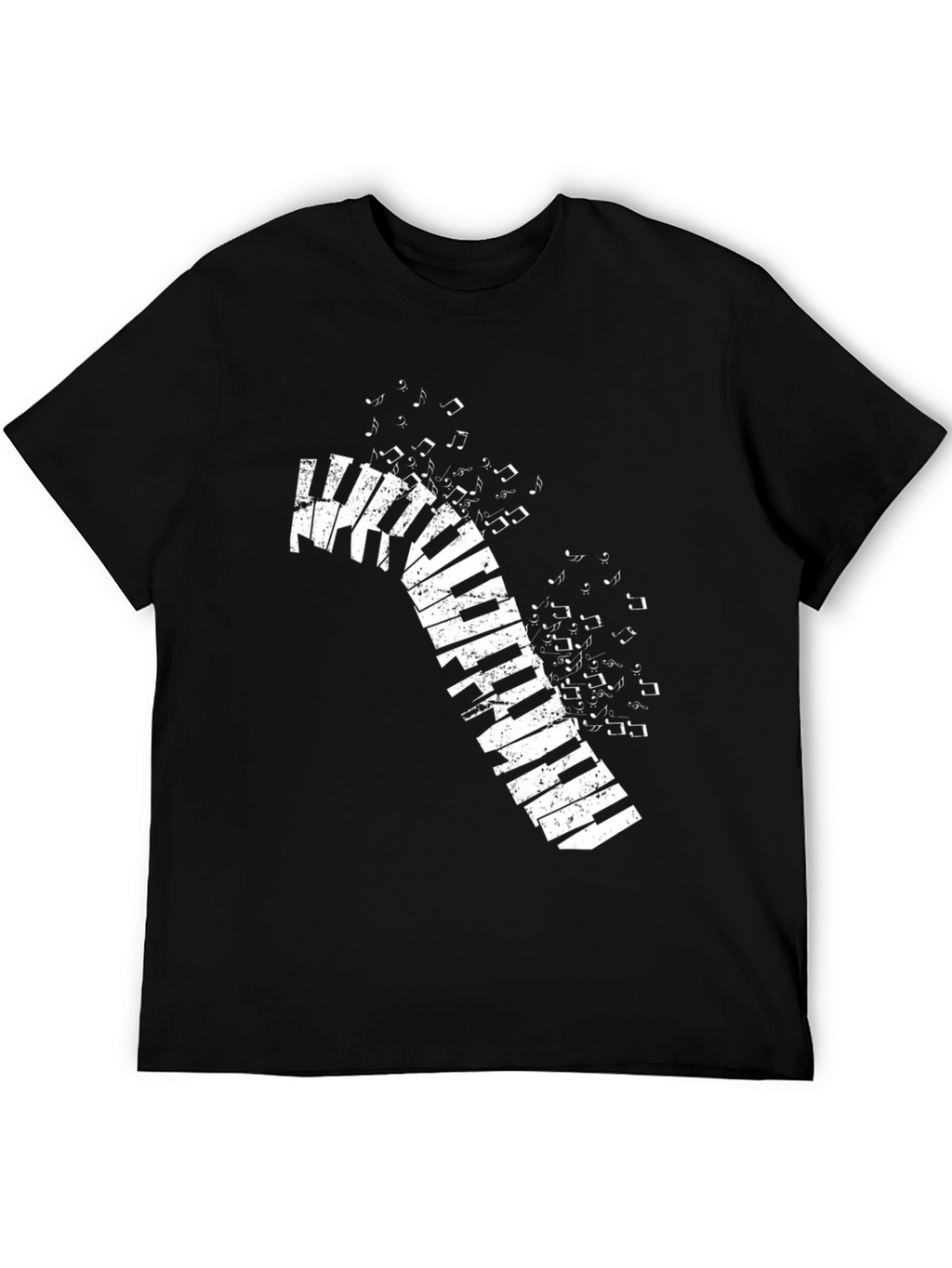 Musical Keys Graphic Tee - Black