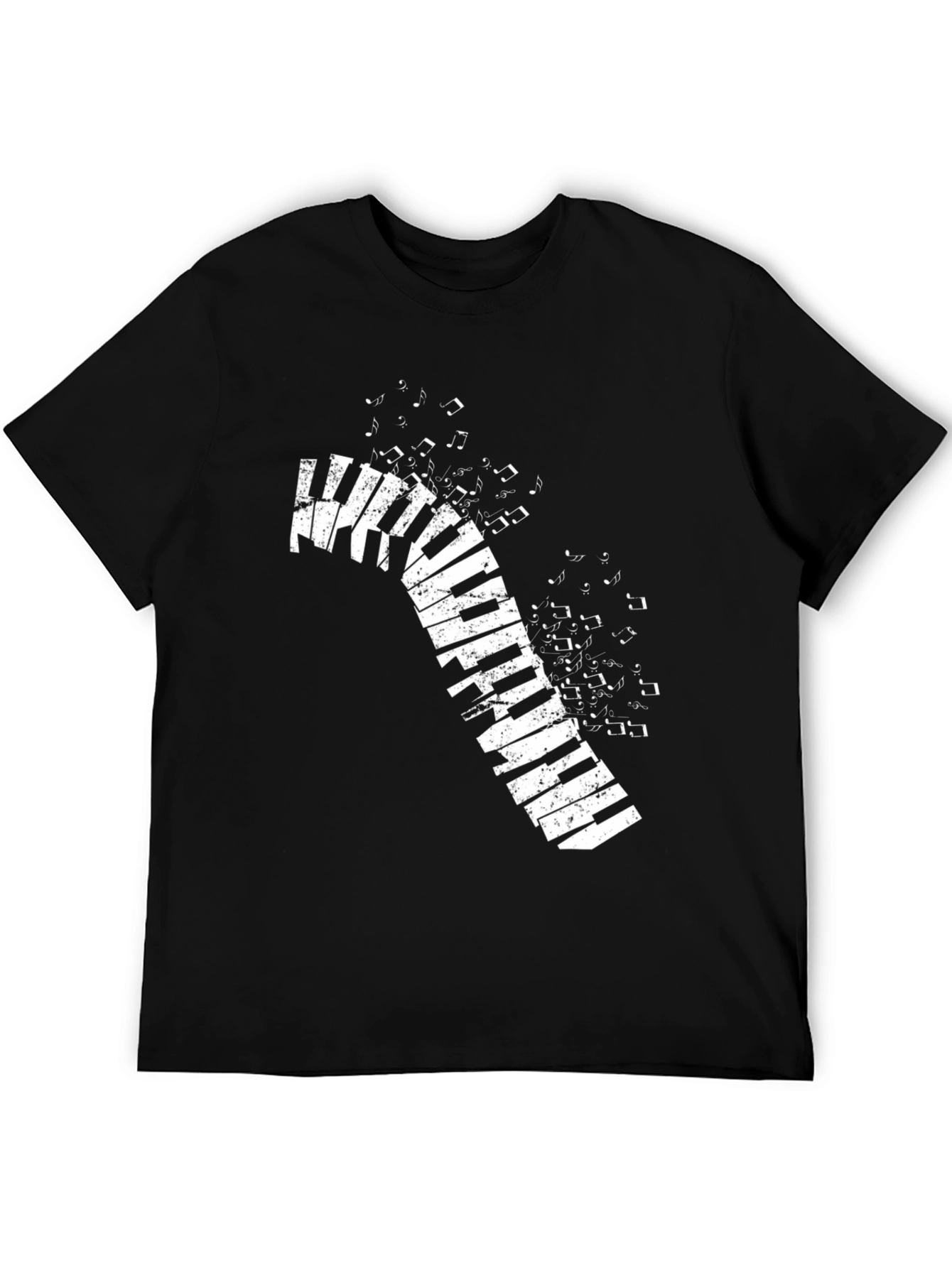 Musical Keys Graphic Tee - Black