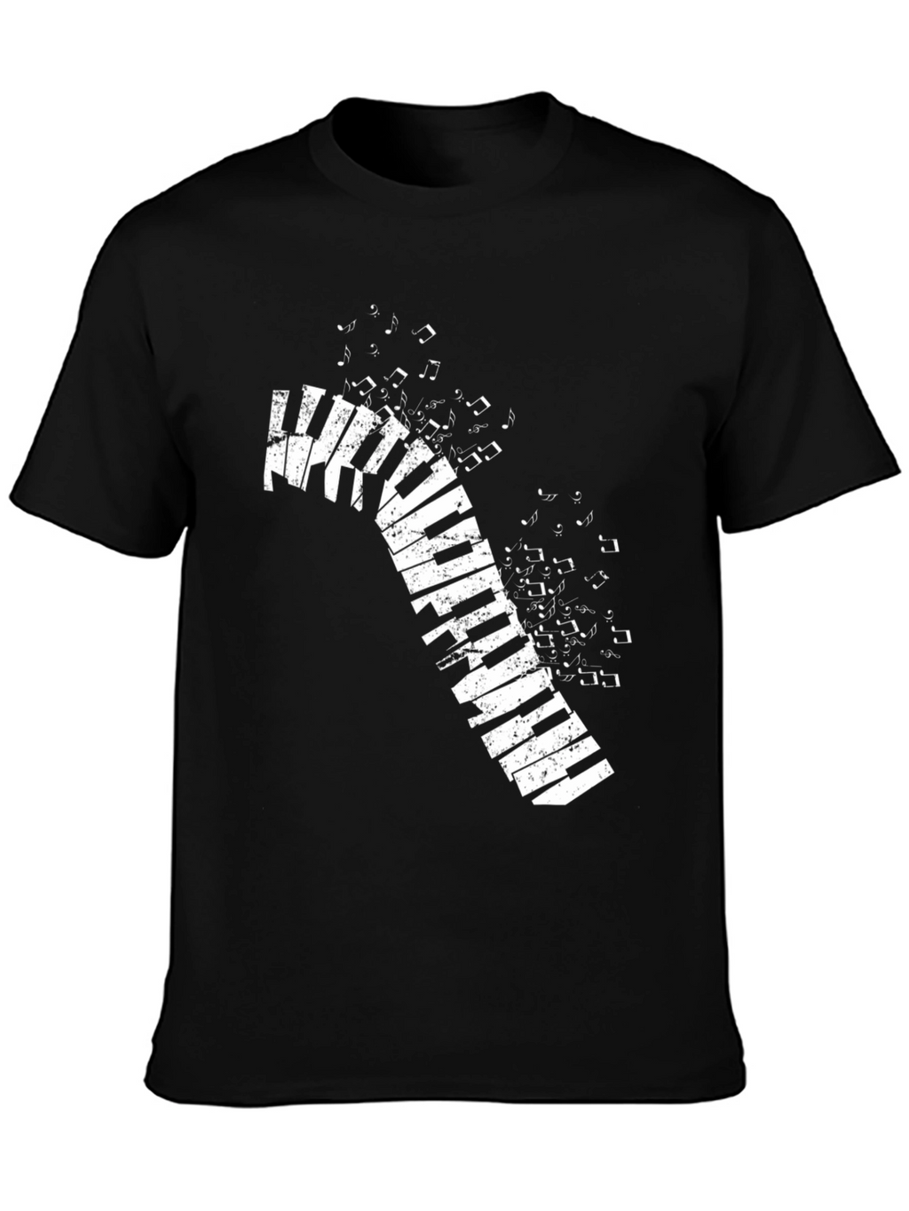 Musical Keys Graphic Tee - Black