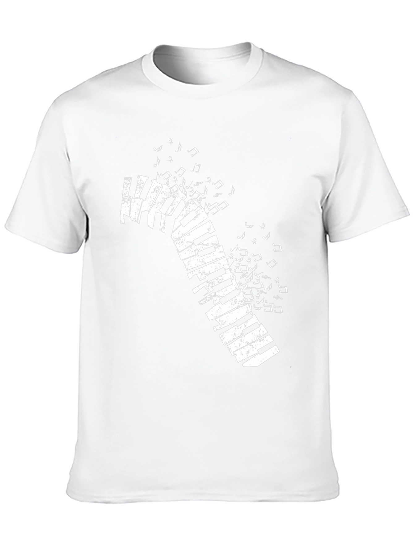 Musical Keys Graphic Tee - Black