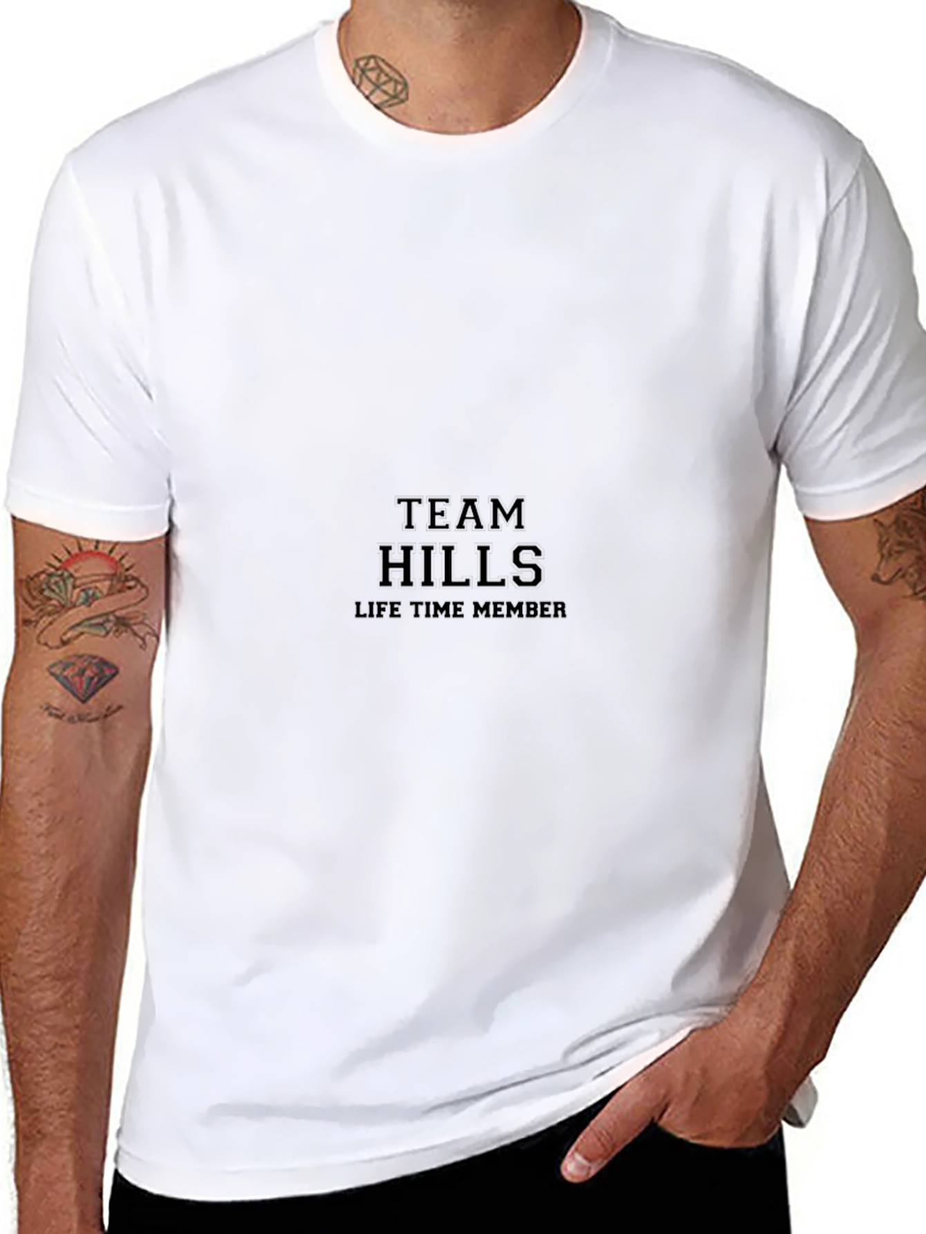 Team Hills Lifetime Member Black T-Shirt