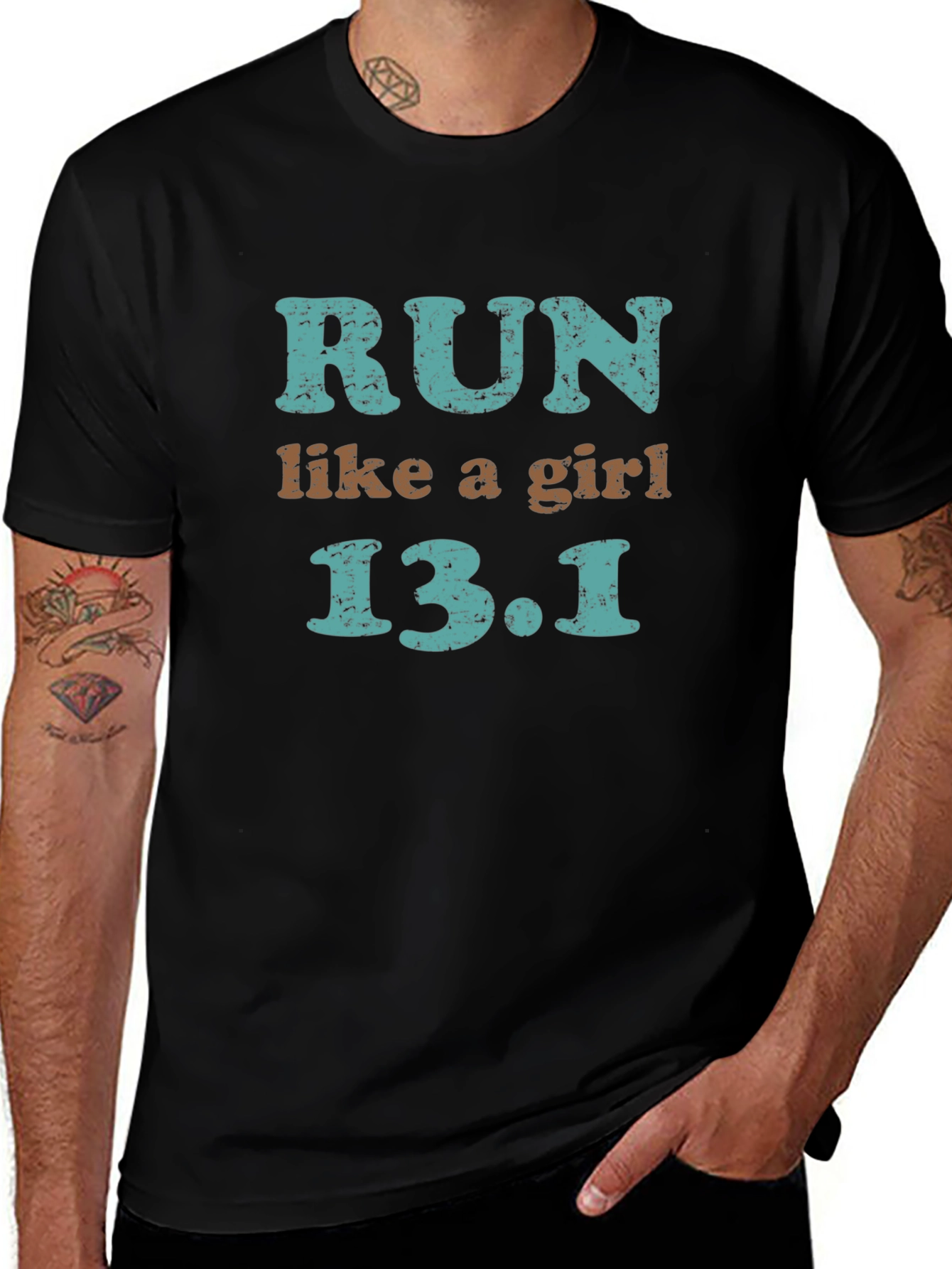 Run Like A Girl 13.1 T-Shirt - Half Marathon